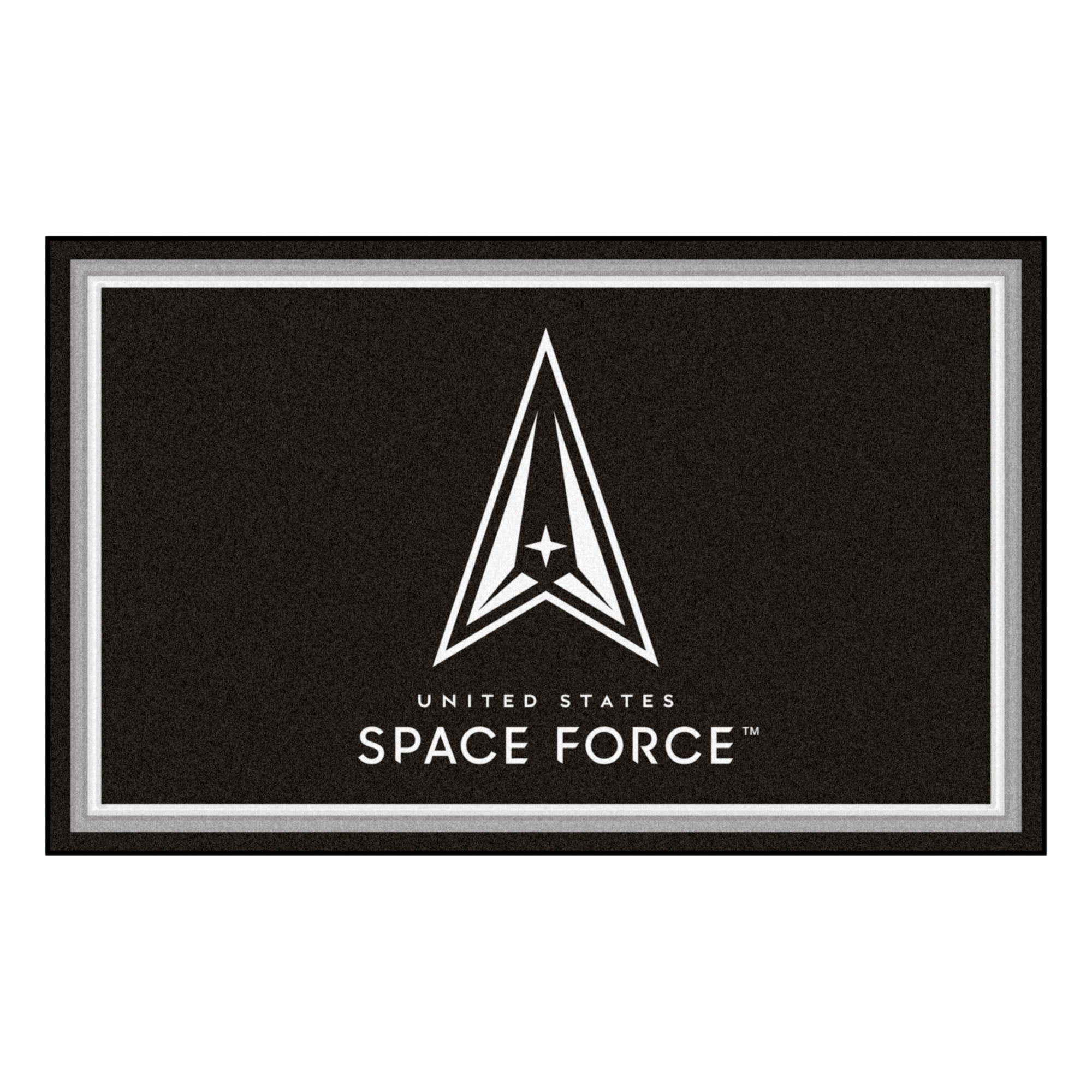 FANMATS, United States Space Force 4ft. x 6ft. Plush Area Rug