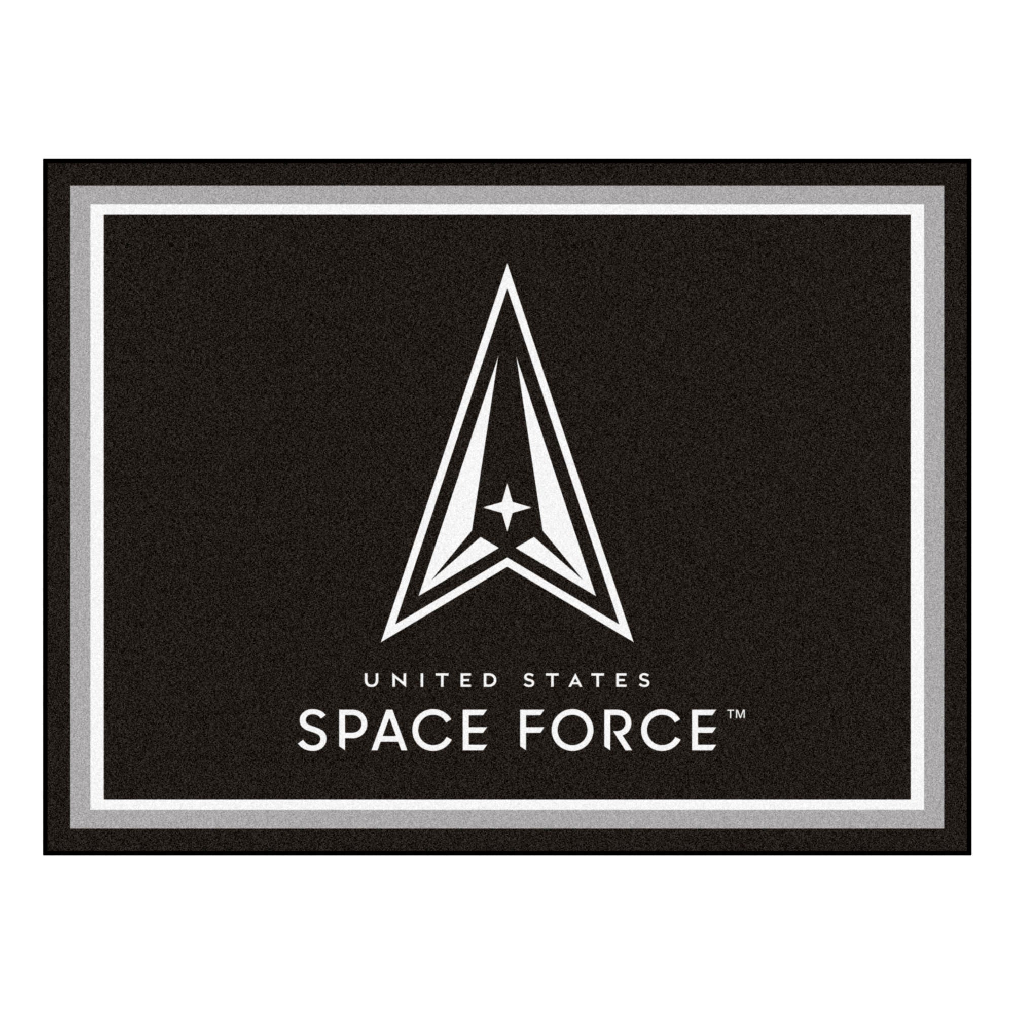 FANMATS, United States Space Force 8ft. x 10 ft. Plush Area Rug