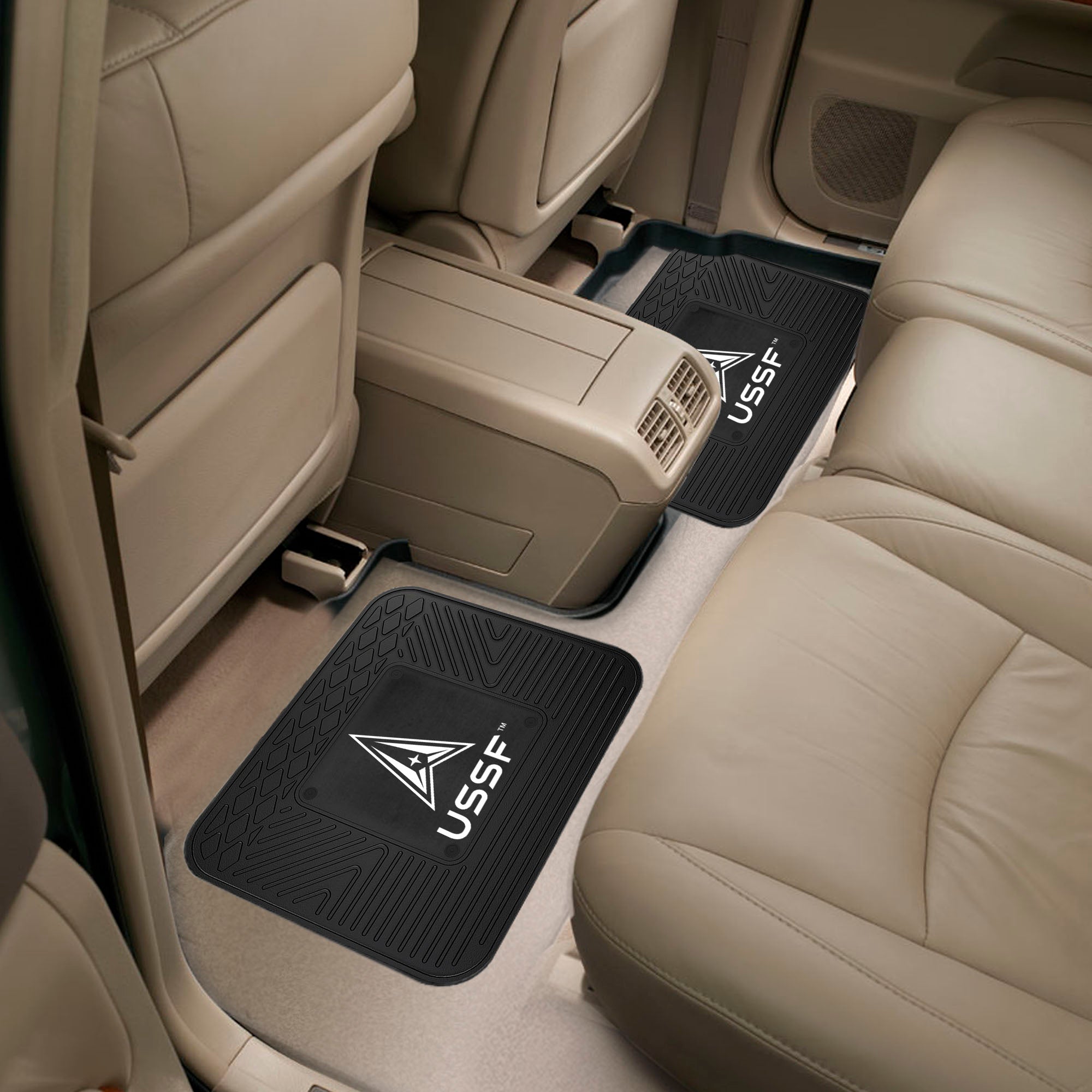 FANMATS, United States Space Force Back Seat Car Mats - 2 Piece Set