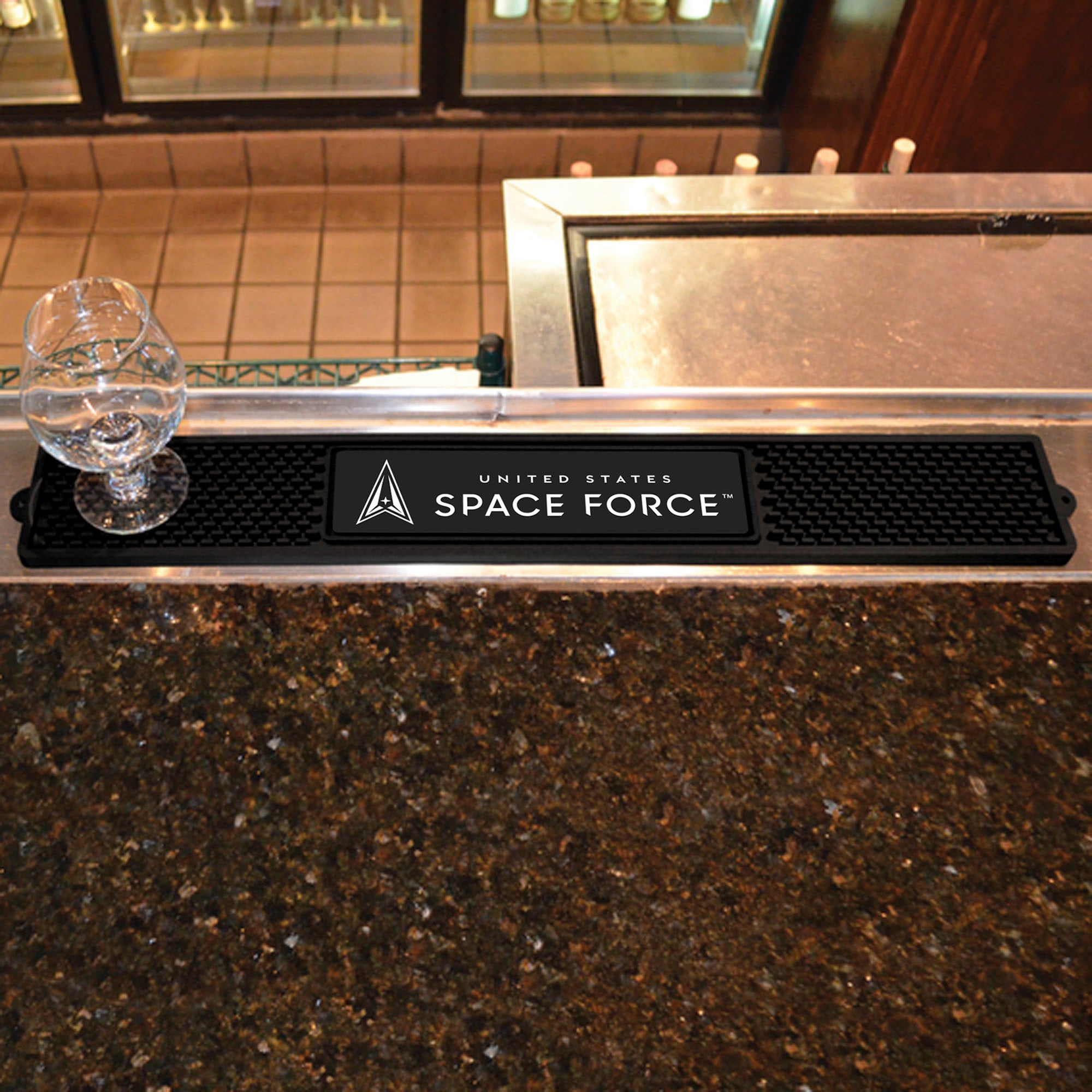 FANMATS, United States Space Force Bar Mat - 3.25in. x 24in.