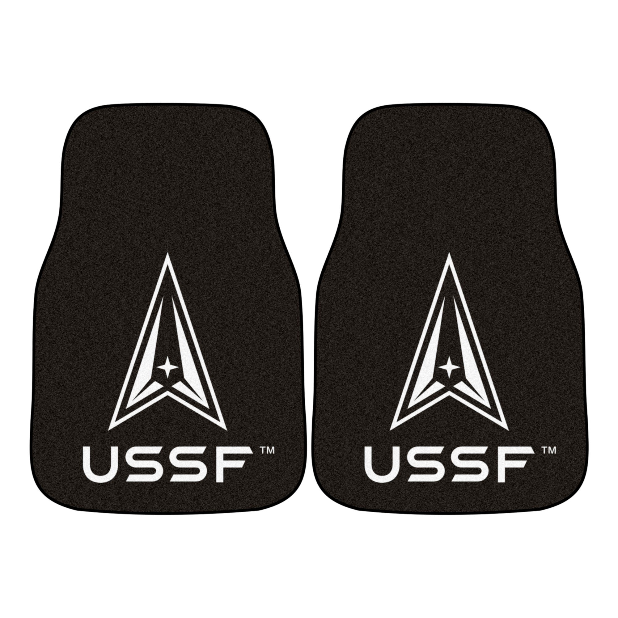 FANMATS, United States Space Force Carpet Car Mat Set - 2 Pieces