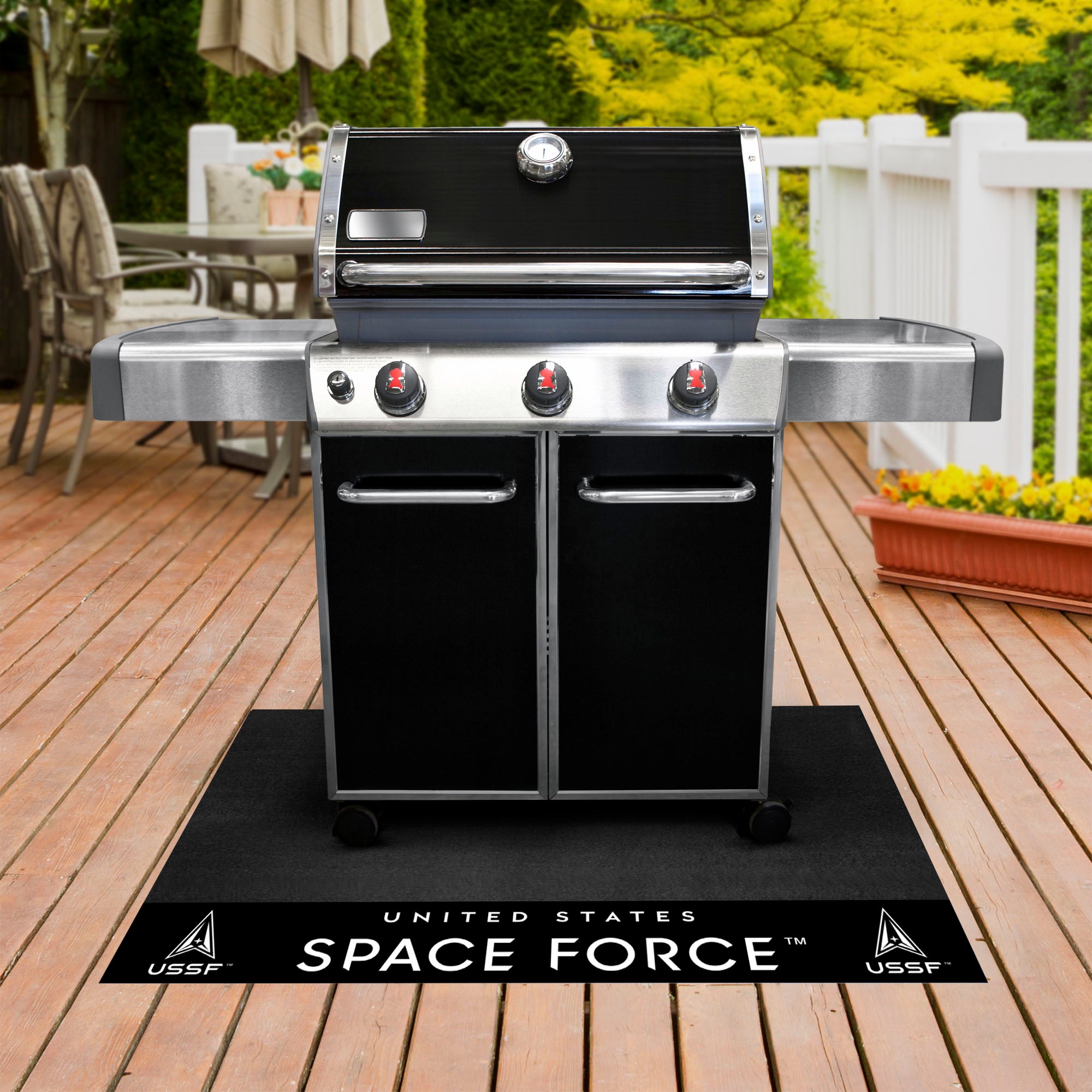 FANMATS, United States Space Force Grill Mat - 26in. x 42in.