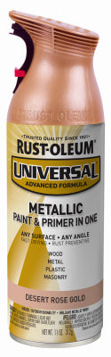 Universal, Universal Paint & Primer Metallic Spray, Desert Rose, 11-oz.