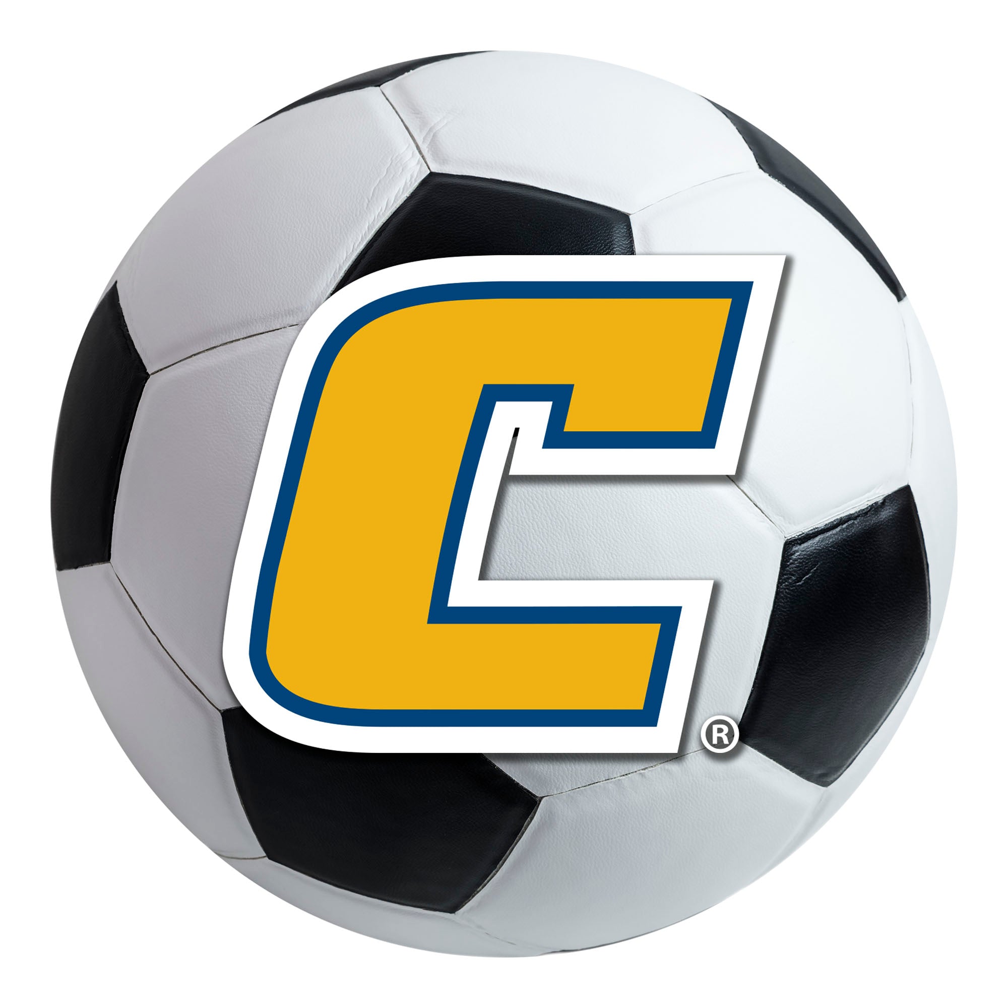 FANMATS, University Tennessee Chattanooga Soccer Ball Rug - 27in. Diameter