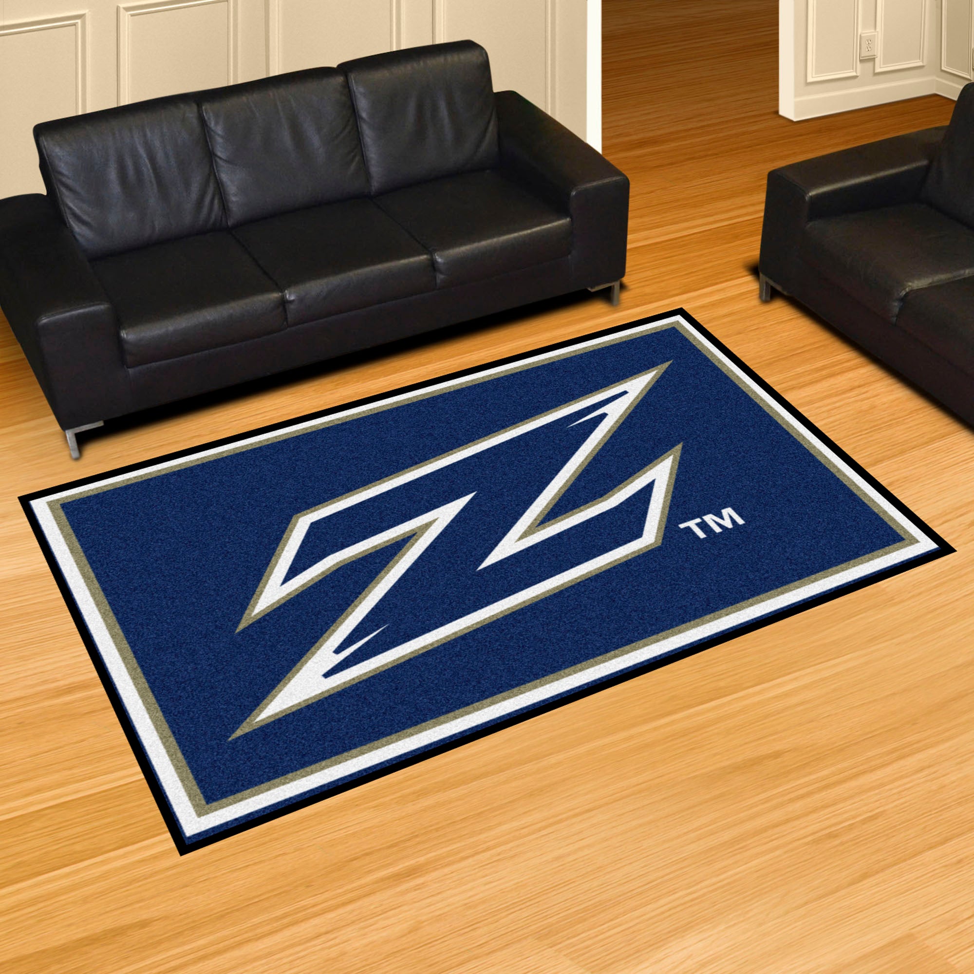 FANMATS, University of Akron 5ft. x 8 ft. Plush Area Rug