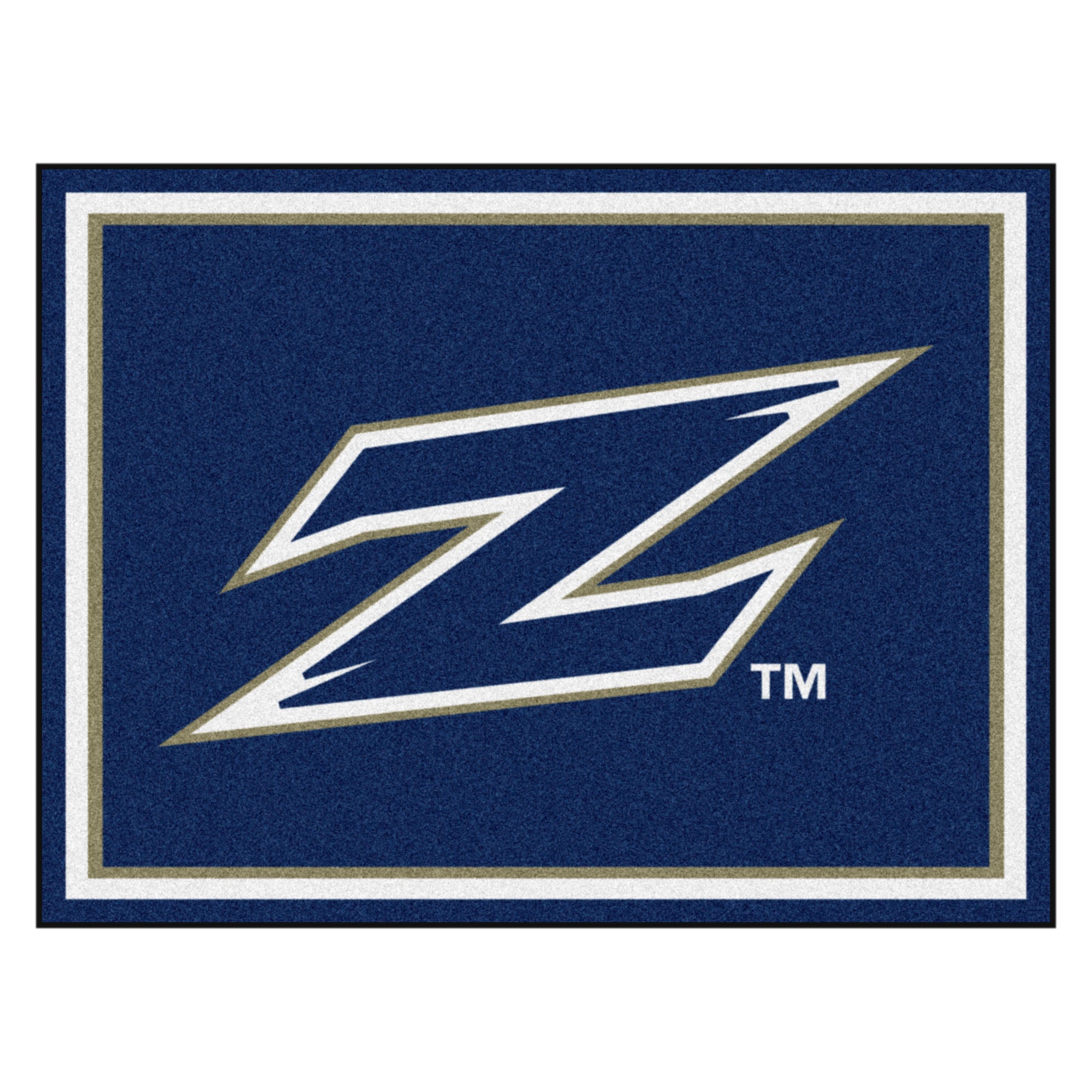 FANMATS, University of Akron 8ft. x 10 ft. Plush Area Rug