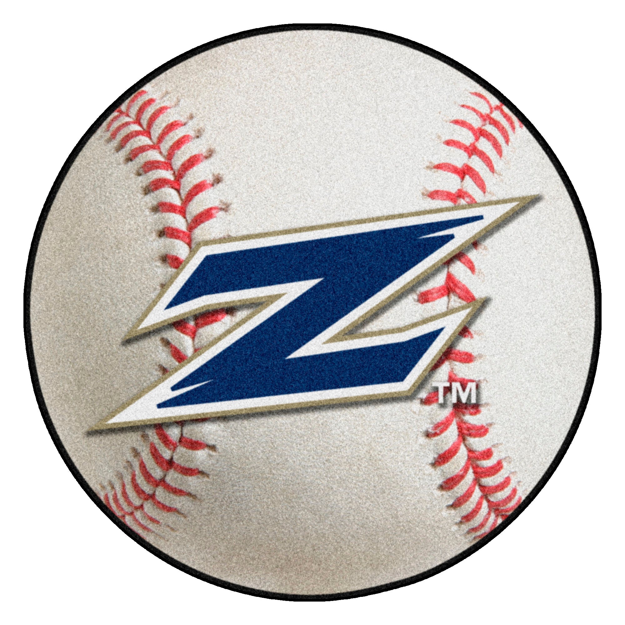 FANMATS, University of Akron Baseball Rug - 27in. Diameter