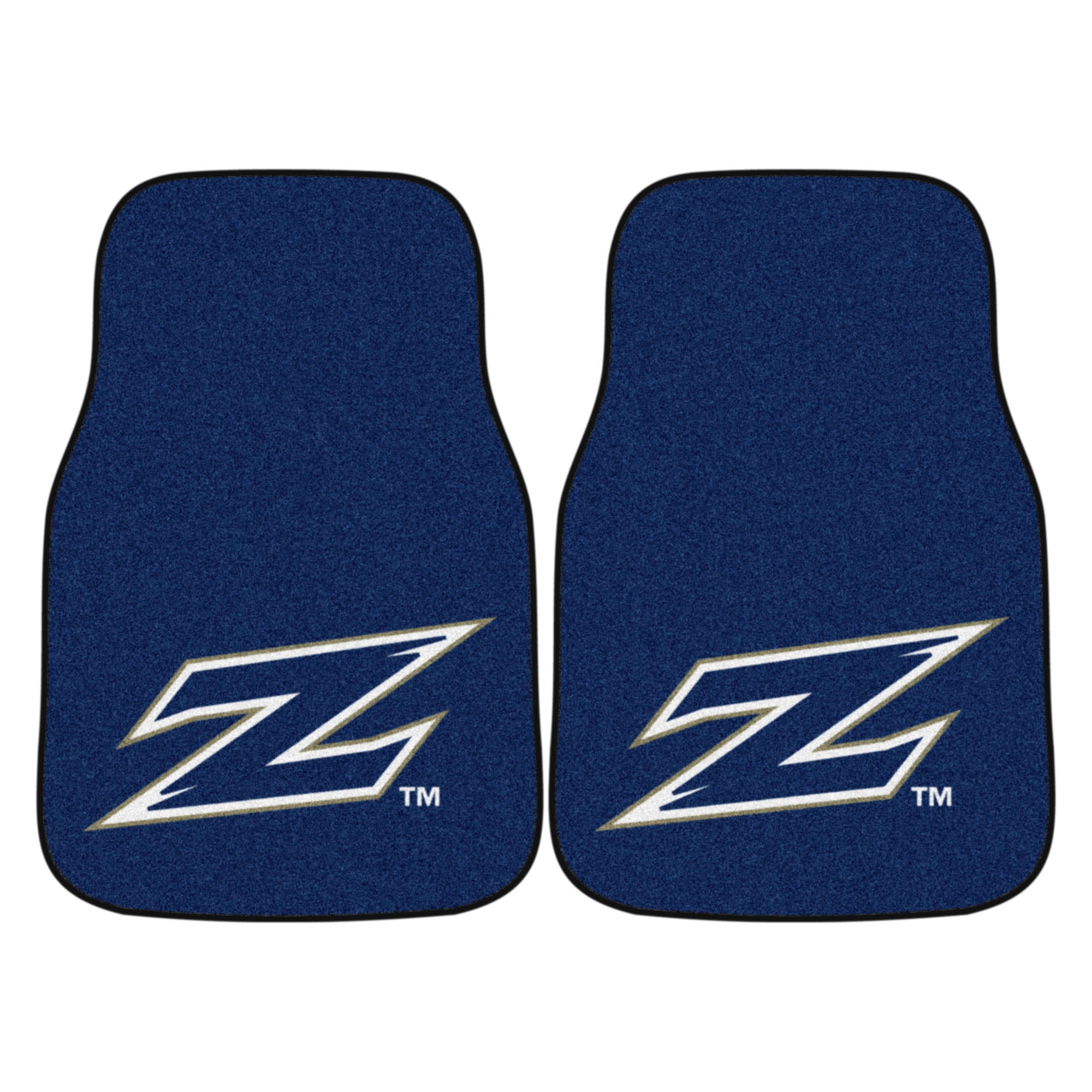 FANMATS, University of Akron Carpet Car Mat Set - 2 Pieces