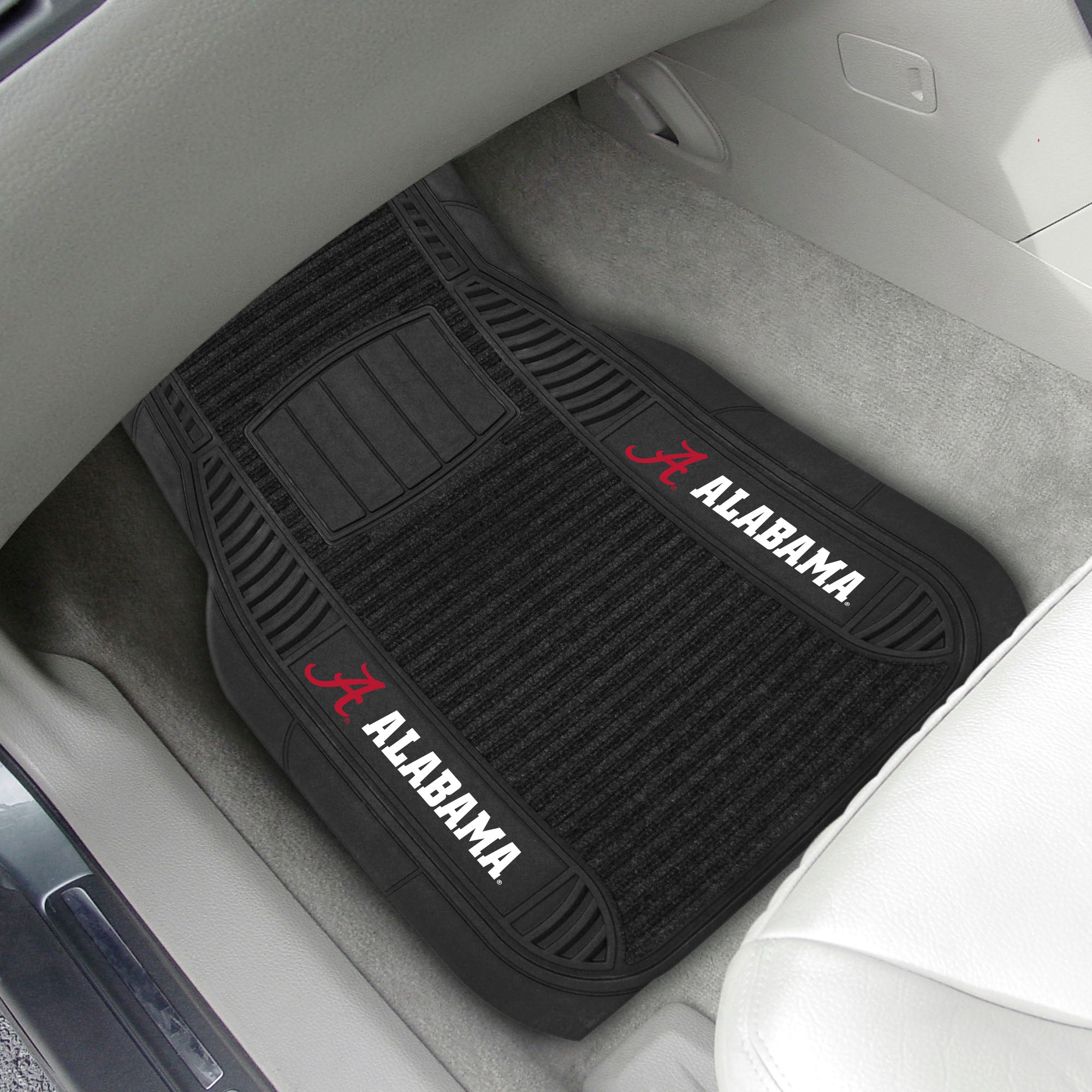 FANMATS, University of Alabama 2 Piece Deluxe Car Mat Set