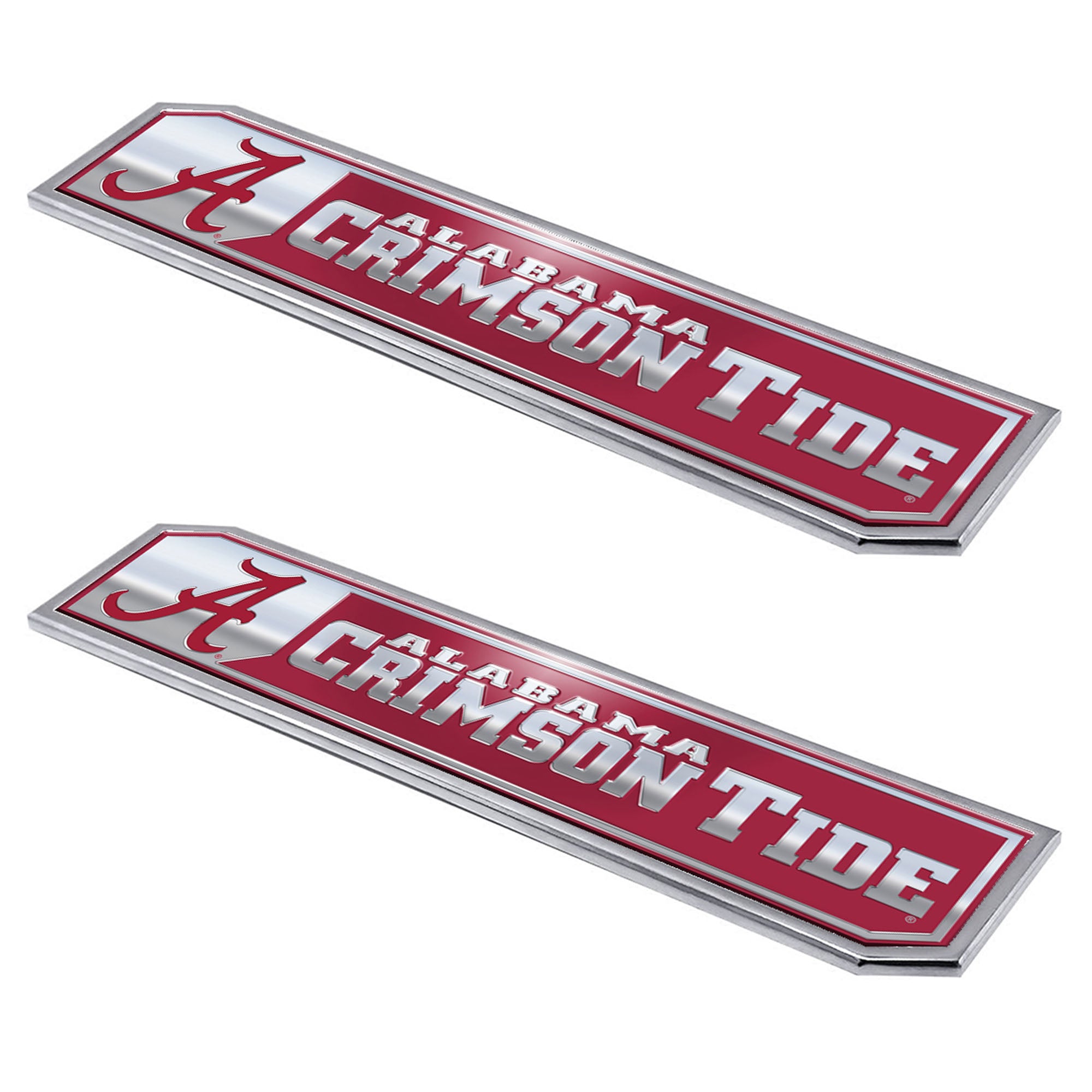 FANMATS, University of Alabama 2 Piece Heavy Duty Alumnium Truck Emblem Set