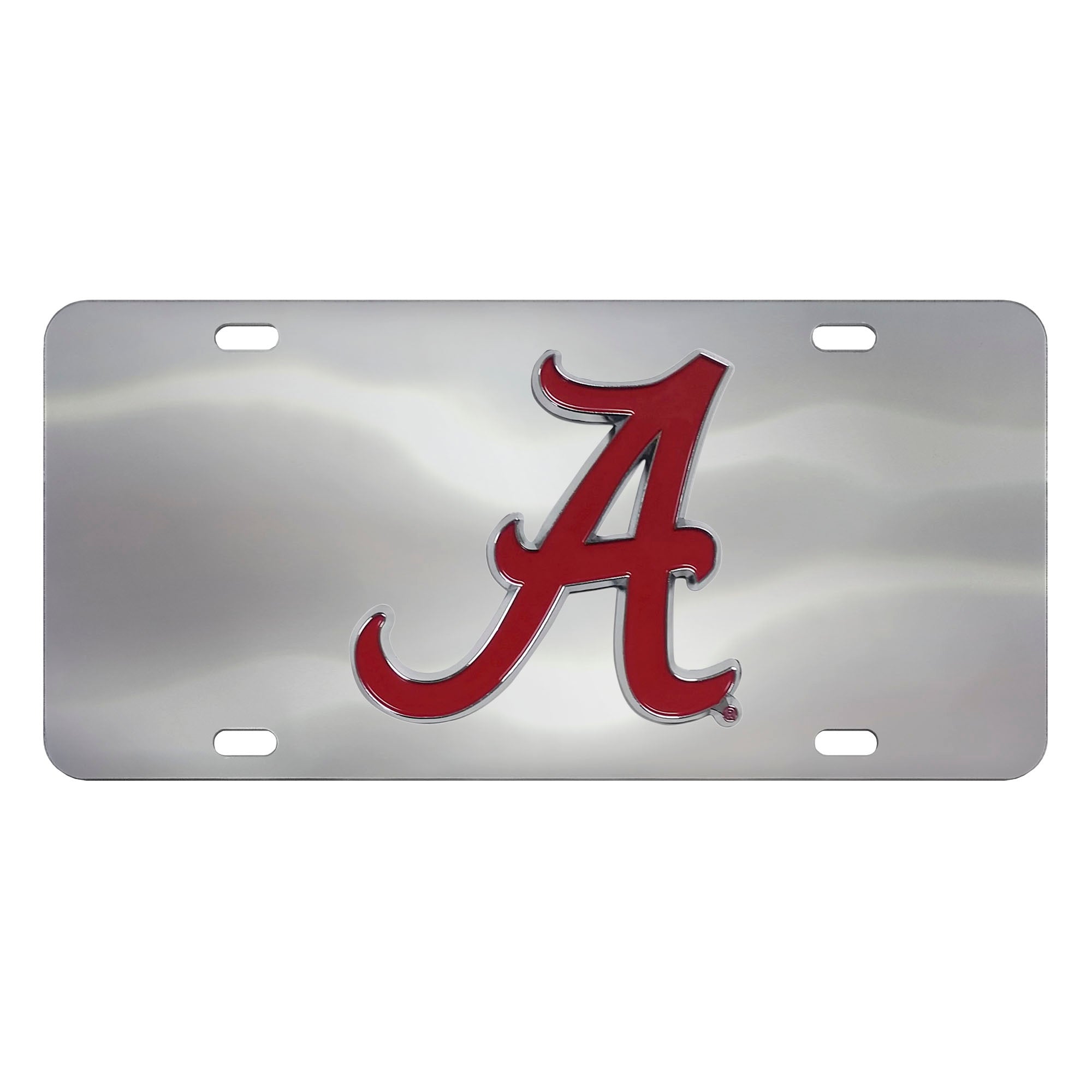 FANMATS, University of Alabama 3D Stainless Steel License Plate