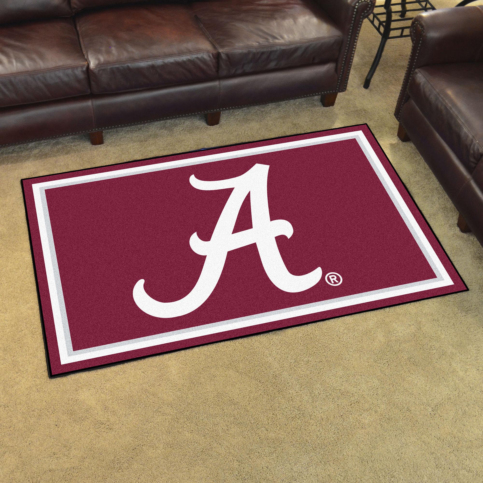 FANMATS, University of Alabama 4ft. x 6ft. Plush Area Rug