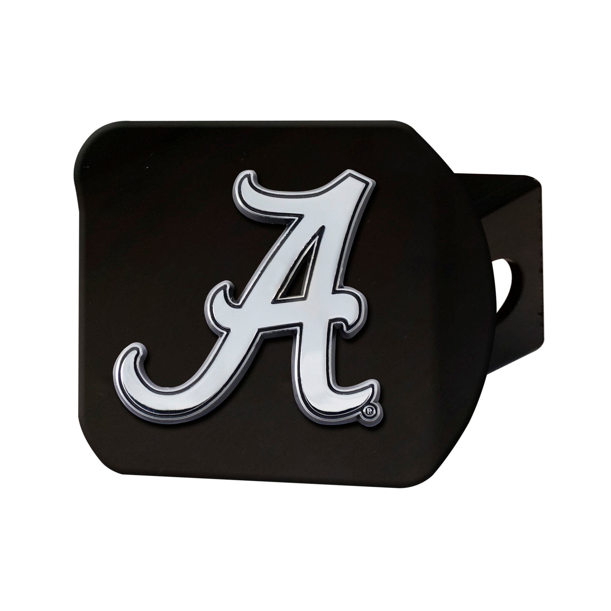 FANMATS, University of Alabama Black Metal Hitch Cover