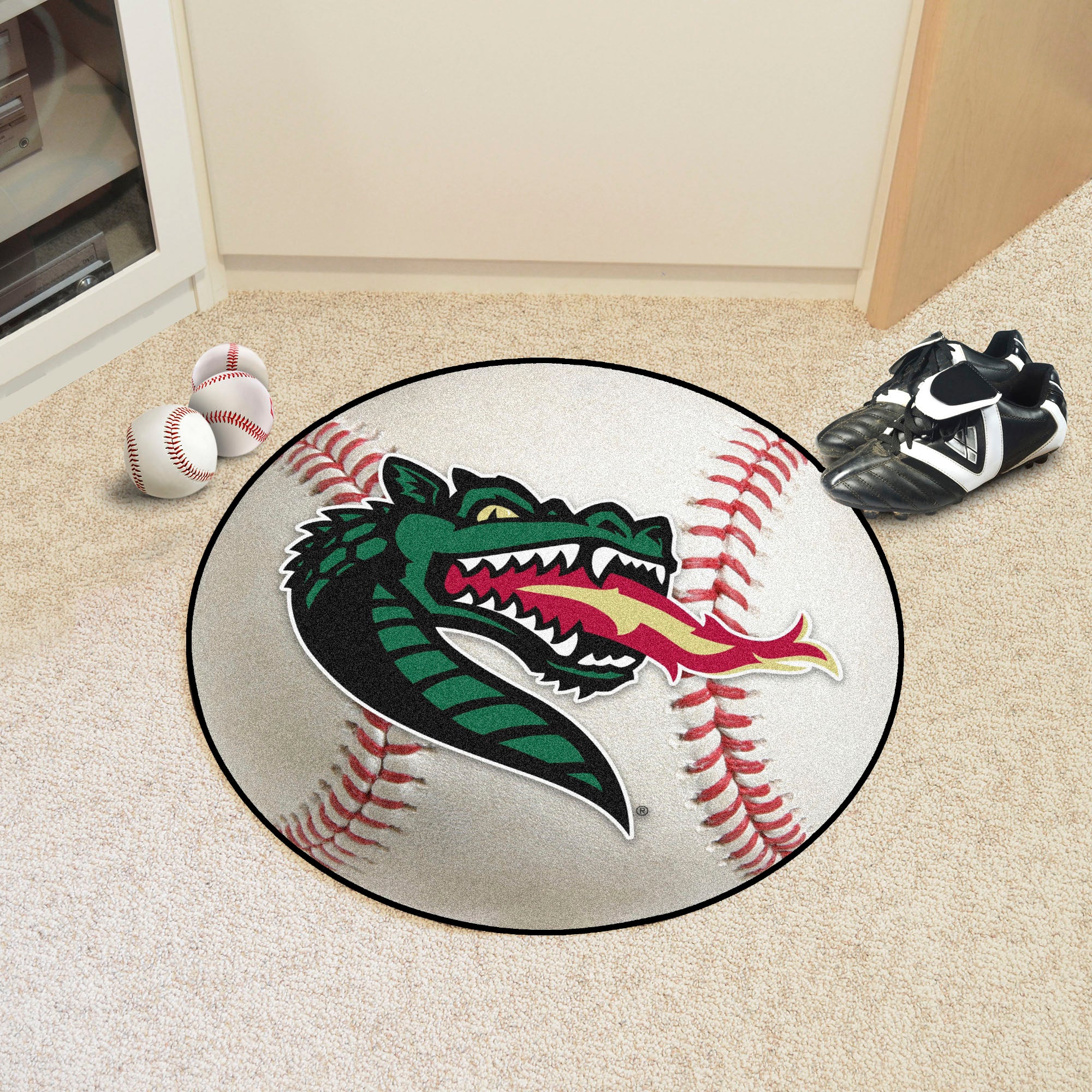 FANMATS, University of Alabama at Birmingham Baseball Rug - 27in. Diameter