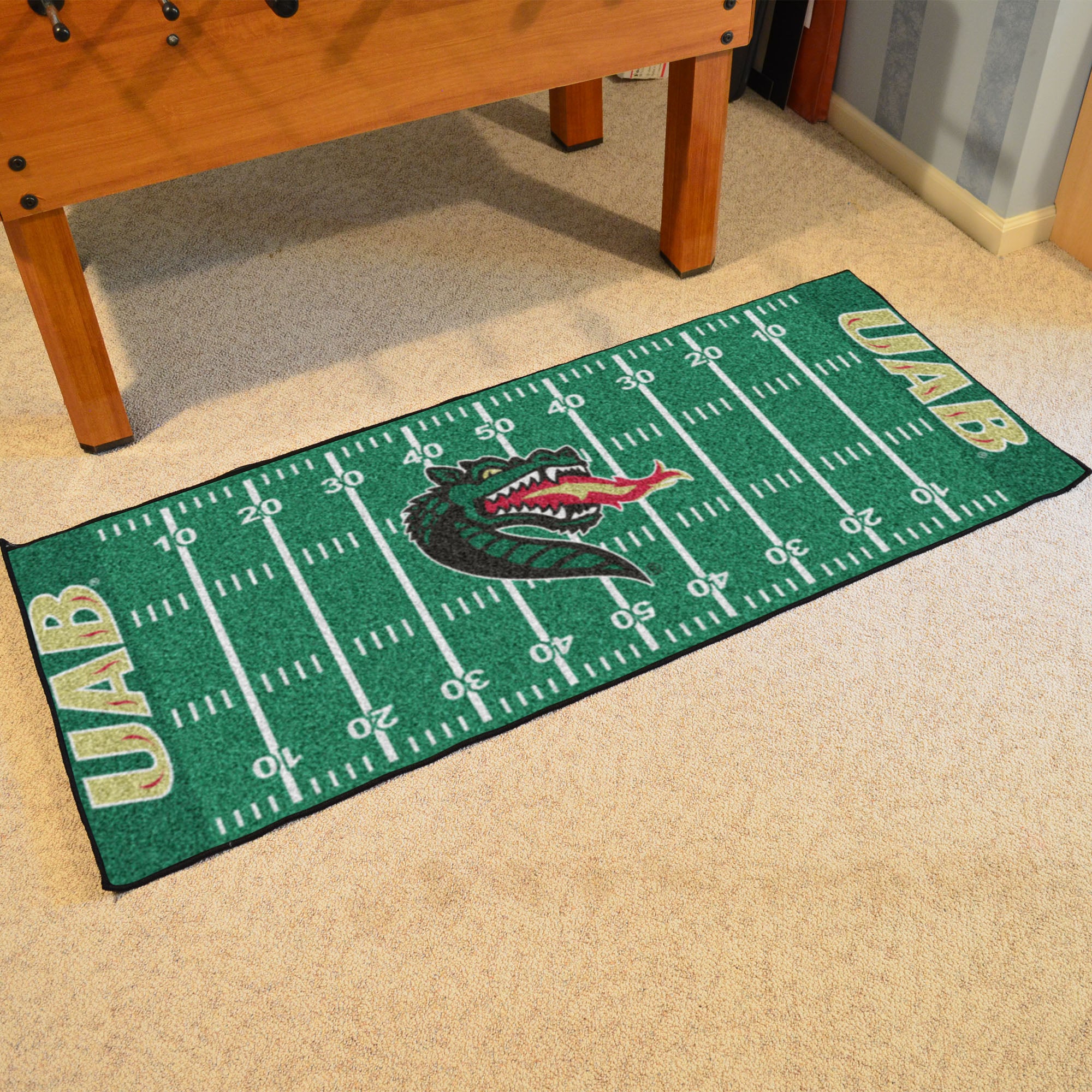 FANMATS, University of Alabama at Birmingham Field Runner Mat - 30in. x 72in.