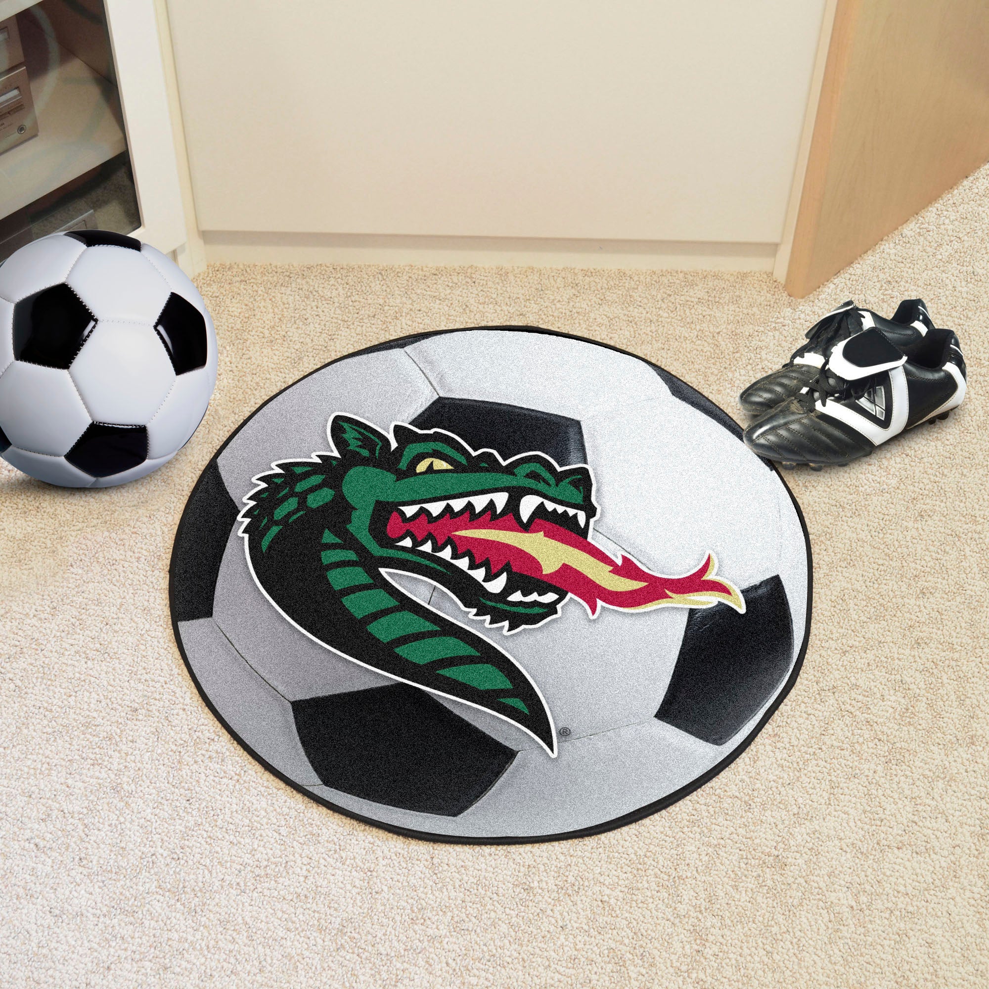 FANMATS, University of Alabama at Birmingham Soccer Ball Rug - 27in. Diameter