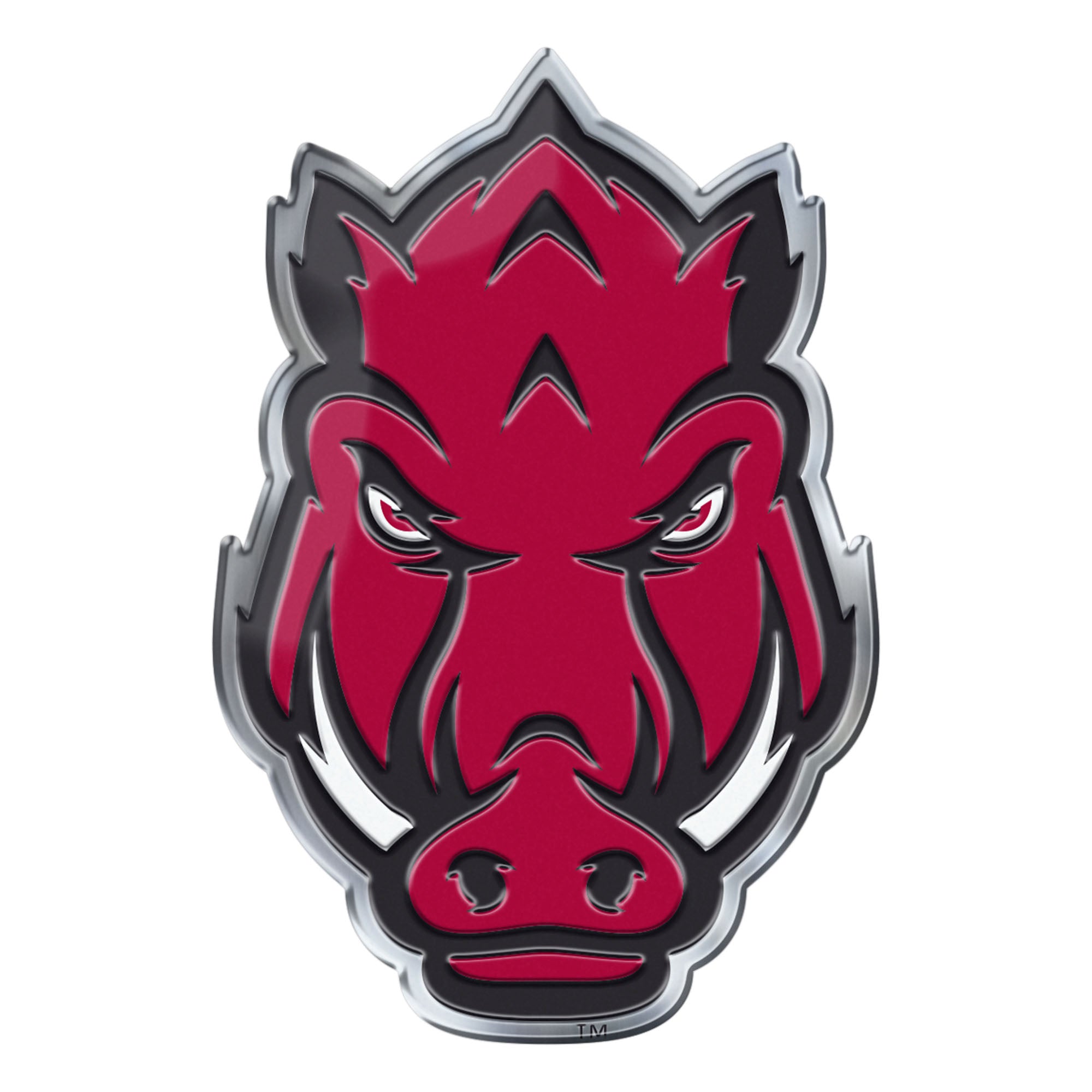 FANMATS, University of Arkansas Heavy Duty Aluminum Color Emblem