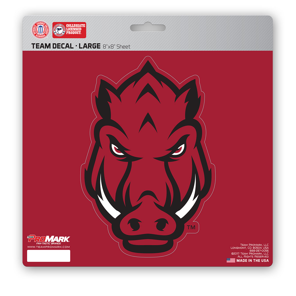 FANMATS, University of Arkansas Large Decal Sticker