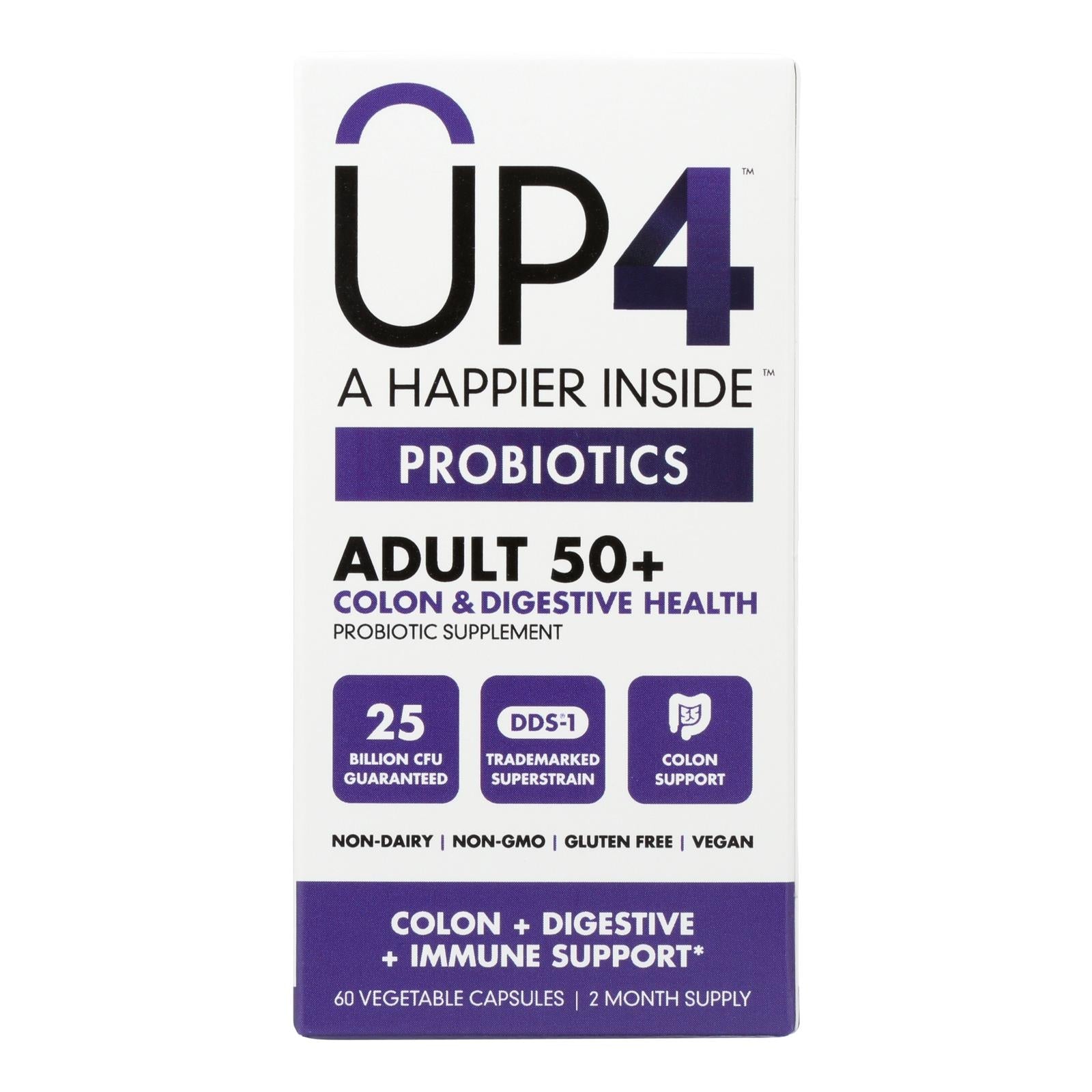 Up4 Probiotics, Up4 Probiotics - DDS1 Senior - 60 Vegetarian Capsules