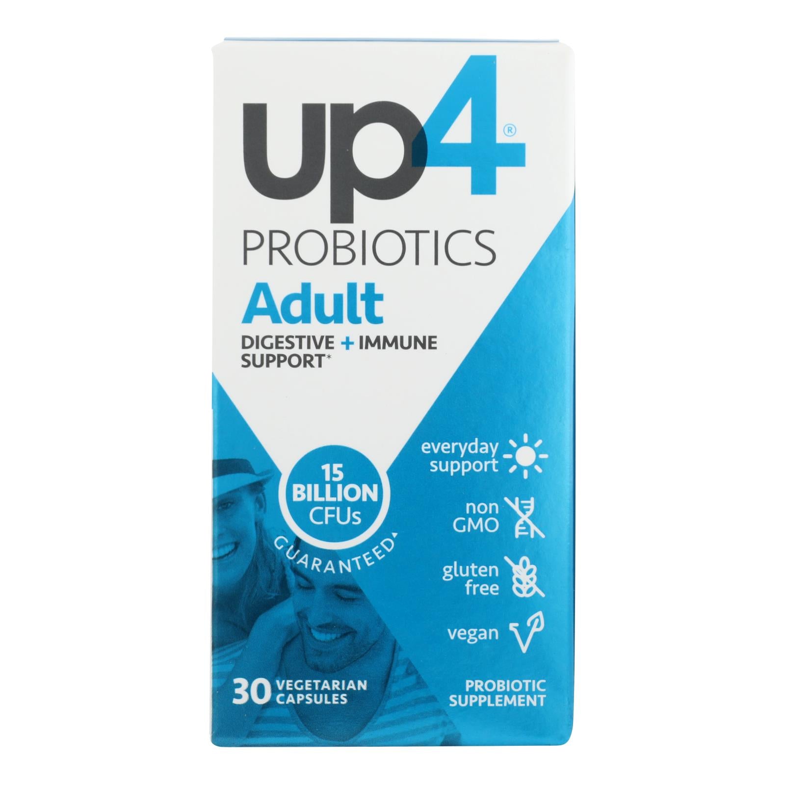 Up4 Probiotics, Up4 Probiotics - Probiotic Adult 15billion - 1 Each - 30 VCAP