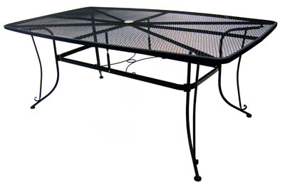 Woodard, Uptown Mesh Dining Table, 42 x 72-In.