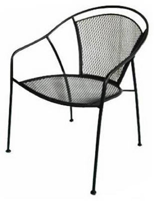 Woodard, Uptown Patio Bistro Chair, Steel Mesh