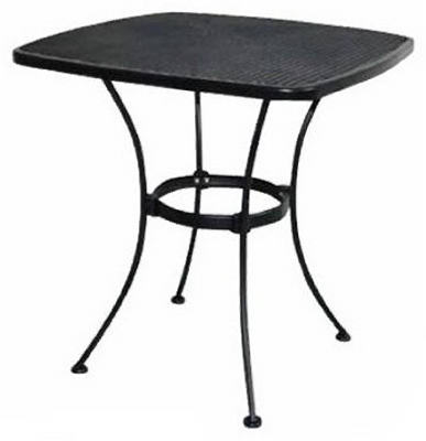 Woodard, Uptown Patio Bistro Table, Steel Mesh, 28-In.