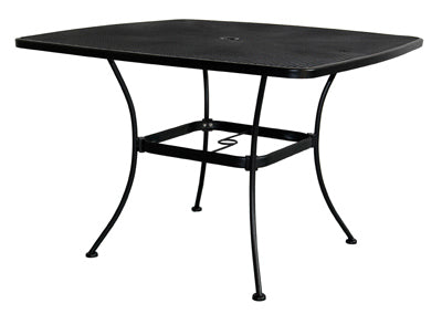 Woodard, Uptown Patio Dining Table, Steel Mesh, 42-In. Sq.