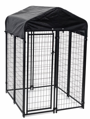 Jewett Cameron Company, Uptown Pet Kennel, Welded Wire, 4 x 4 x 6-Ft.