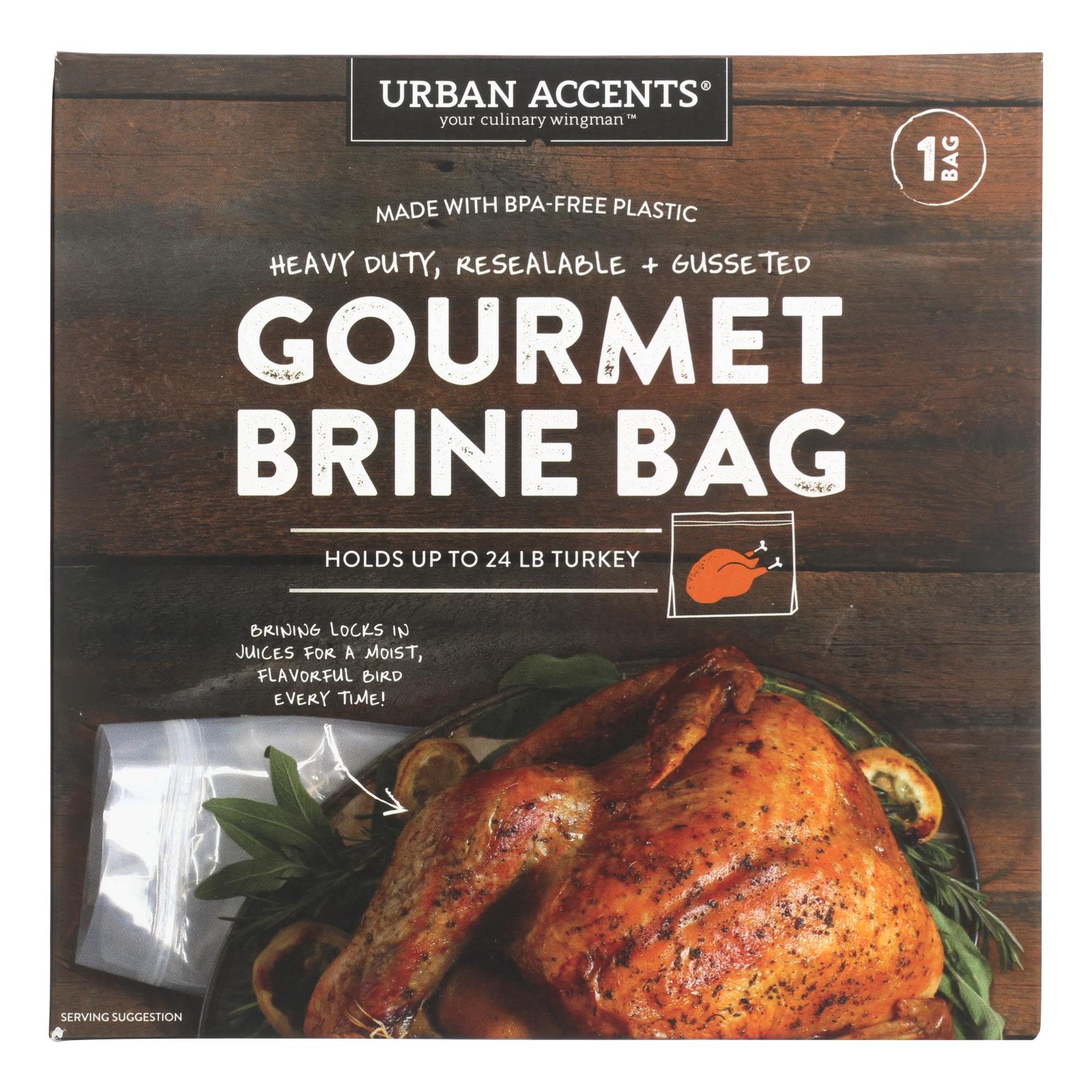 Urban Accents, Urban Accents - Brine Bag Gourmet - Case of 6 - 3.2 OZ (Pack of 6)