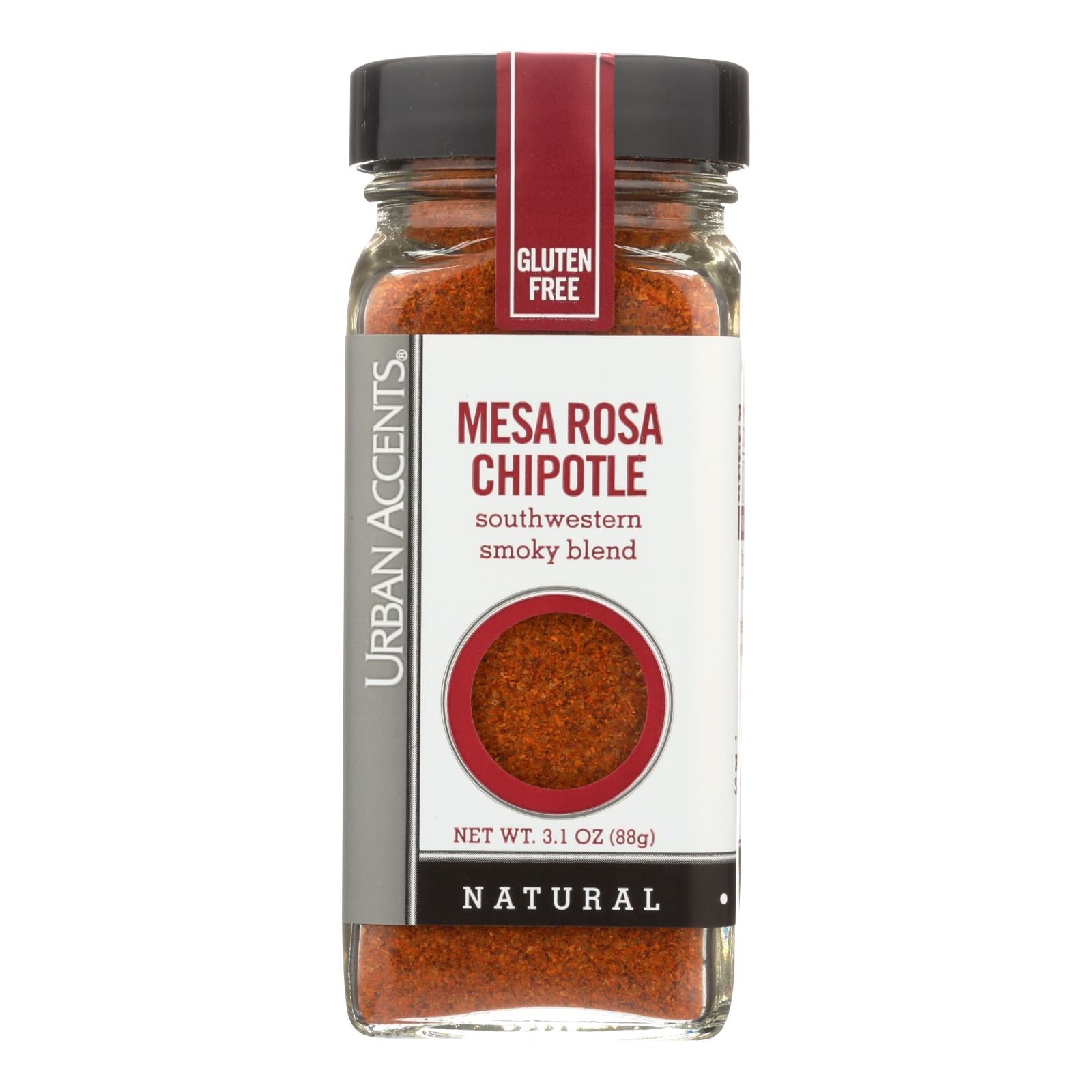 Urban Accents, Urban Accents Spice - Mesa Rosa Chipotle - Case of 4 - 3.1 oz (Pack of 4)