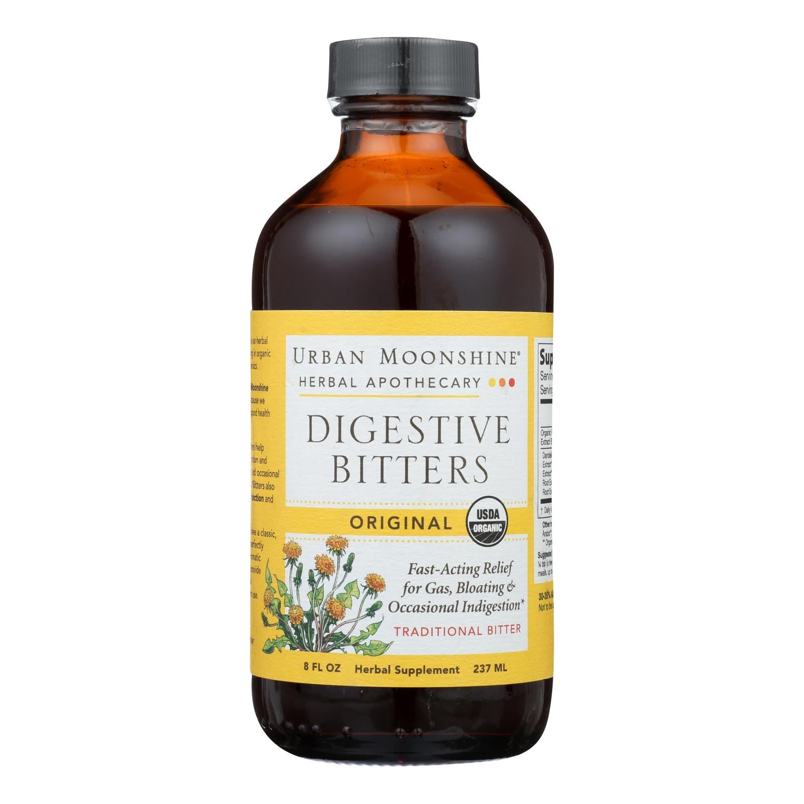 Urban Moonshine, Urban Moonshine - Digestive Bitters - 8 fl oz.