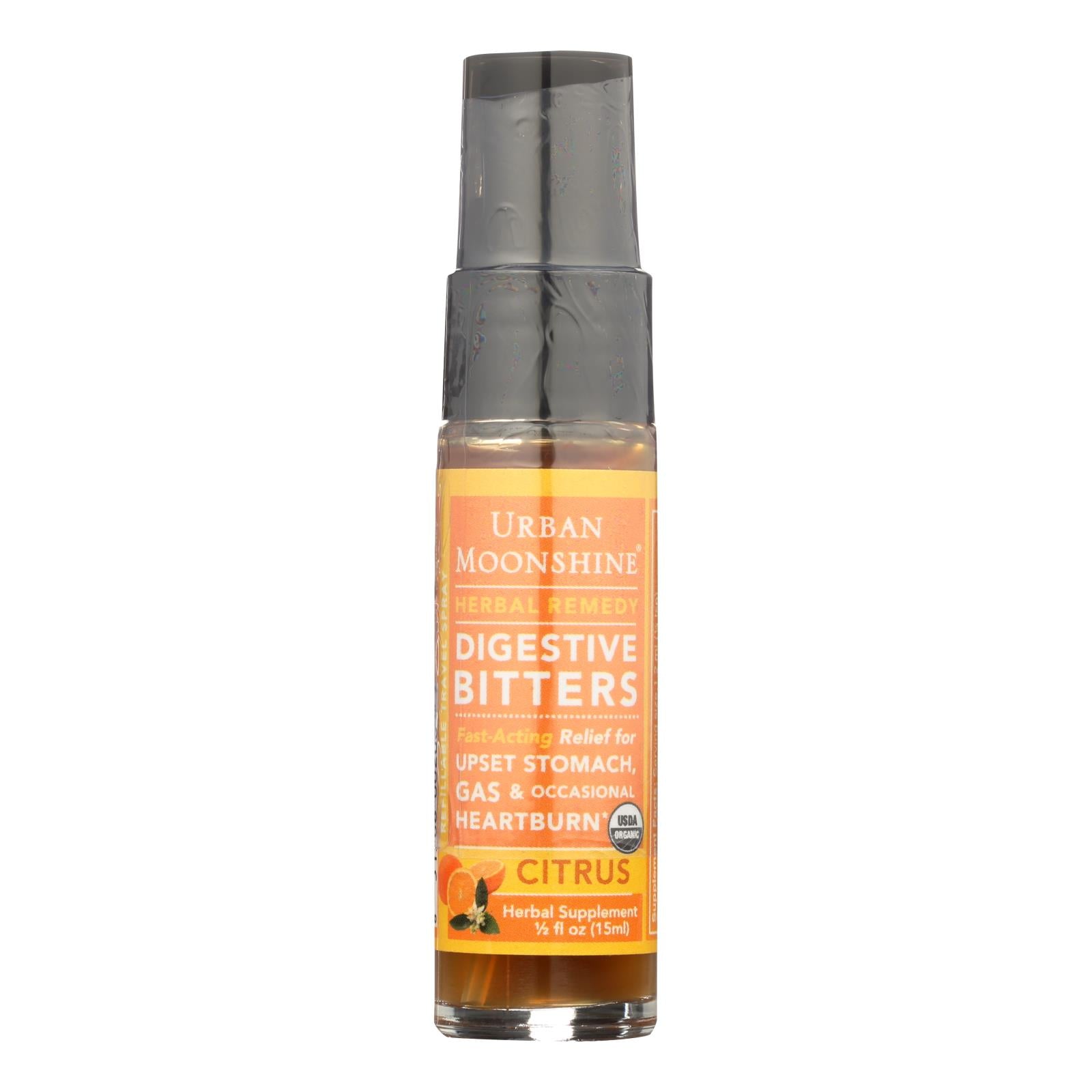 Urban Moonshine, Urban Moonshine - Digestive Bitters - Citrus - Spray - 6/0.5 fl oz. (Pack of 6)