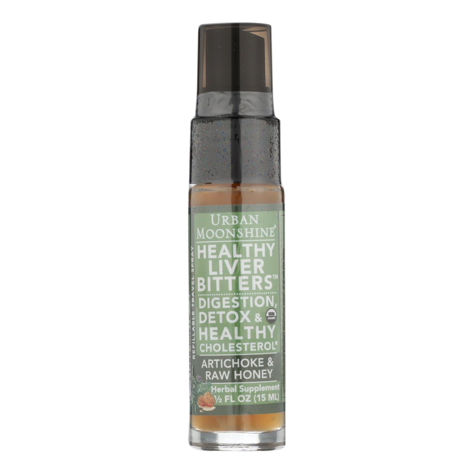 Urban Moonshine, Urban Moonshine - Healthy Liver Bitters - Spray - 6/0.5 fl oz. (Pack of 6)