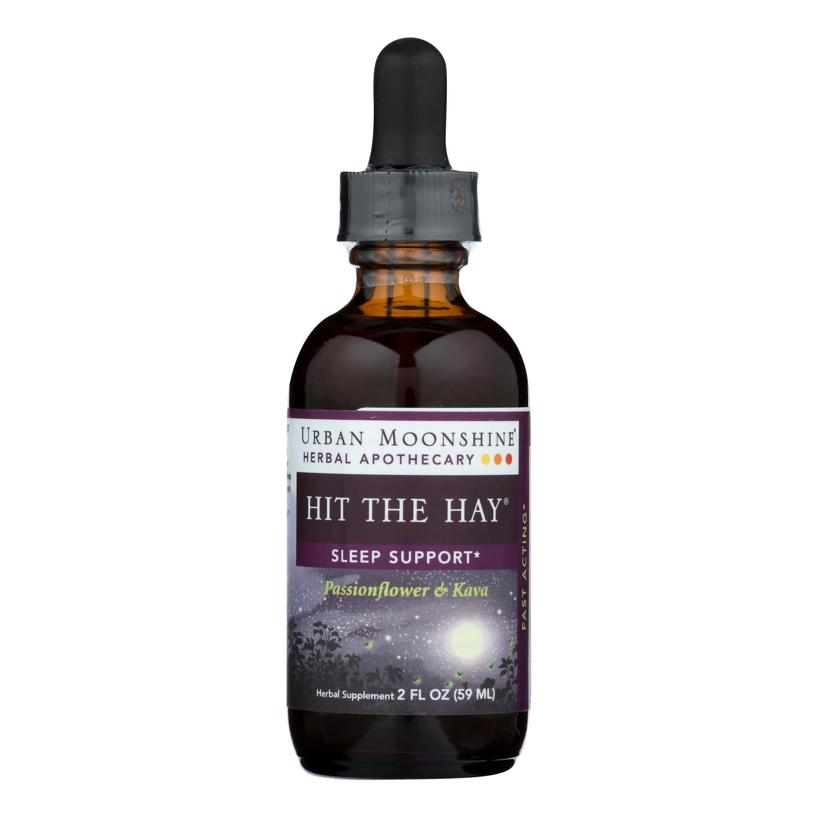 Urban Moonshine, Urban Moonshine - Hit the Hay Sleep Support - Dropper - 2 fl oz.