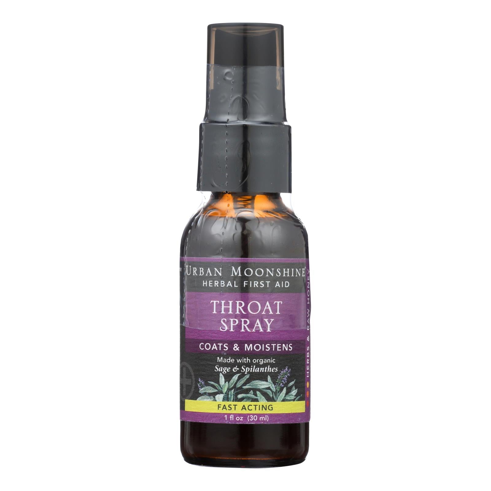 Urban Moonshine, Urban Moonshine - Throat Spray - 1 fl oz.