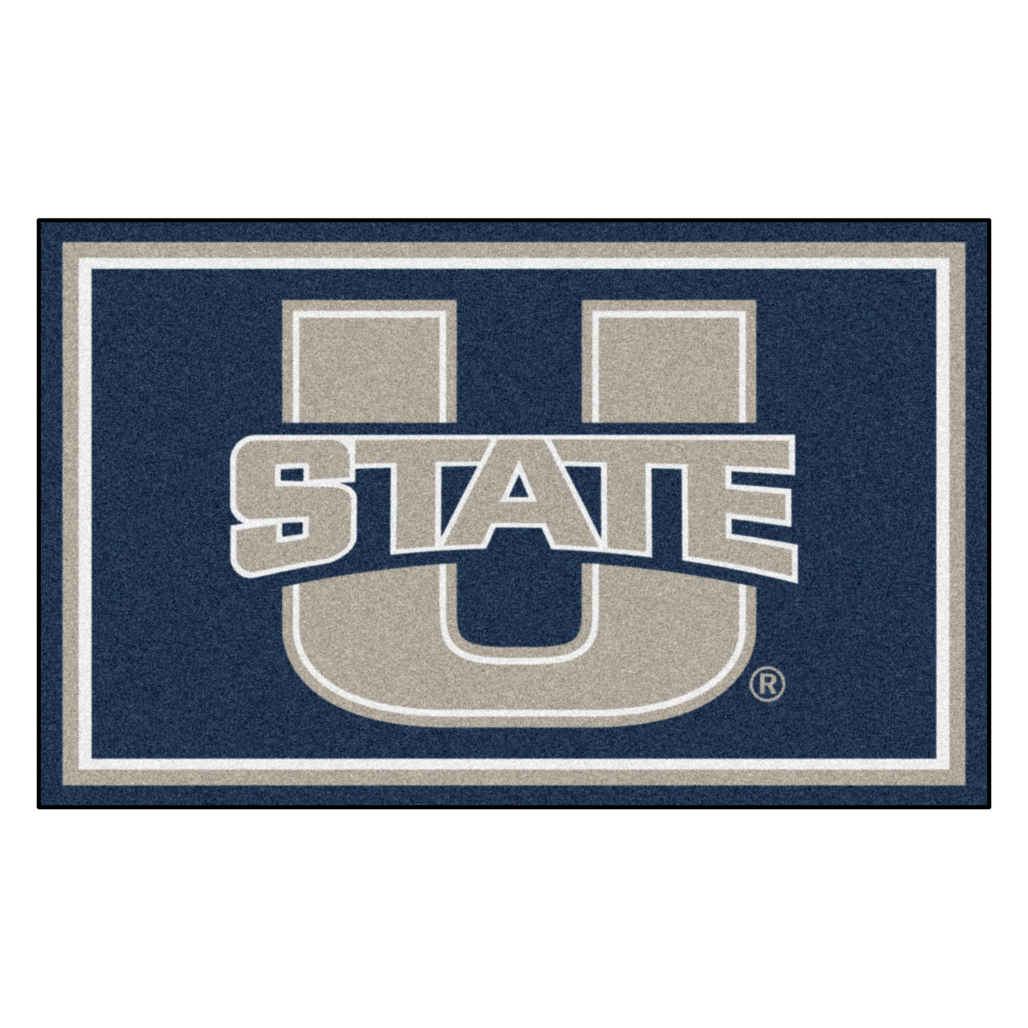 FANMATS, Utah State University 4ft. x 6ft. Plush Area Rug