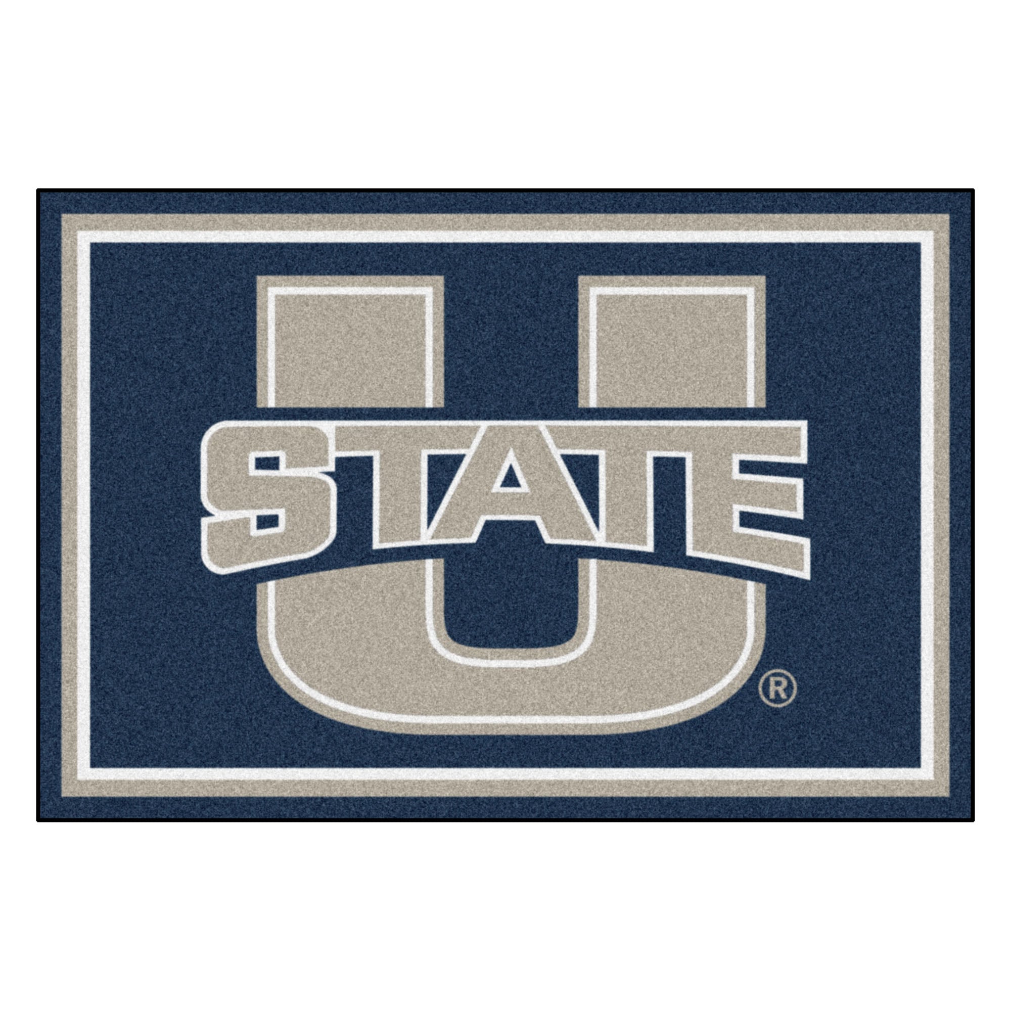 FANMATS, Utah State University 5ft. x 8 ft. Plush Area Rug