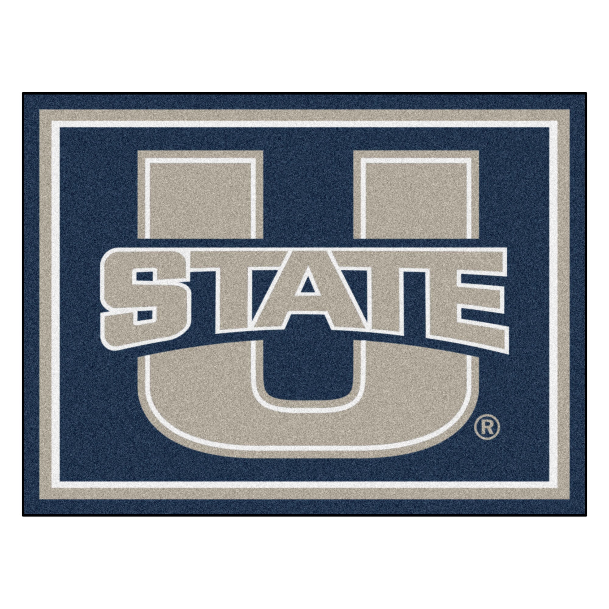 FANMATS, Utah State University 8ft. x 10 ft. Plush Area Rug