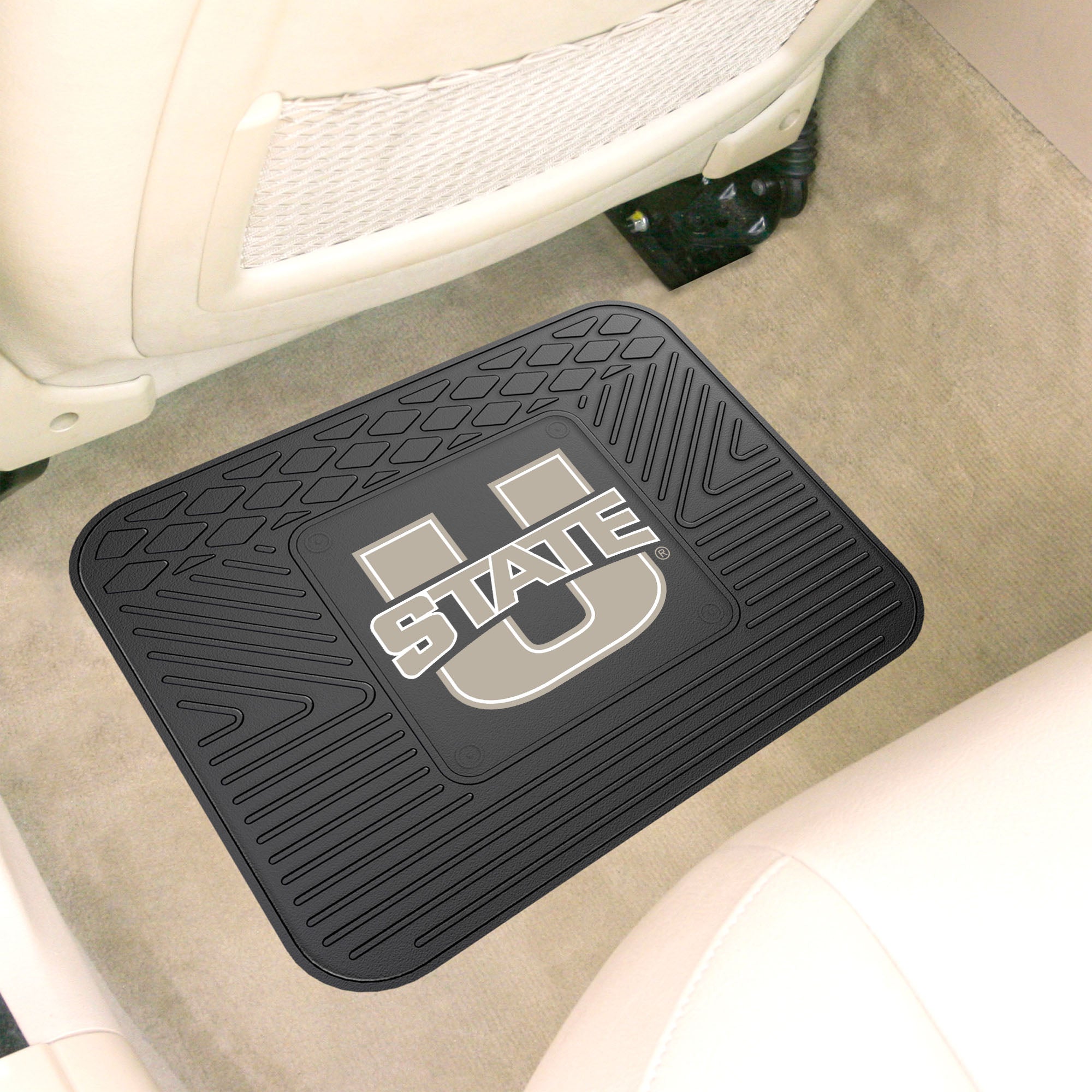 FANMATS, Utah State University Back Seat Car Mat - 14in. x 17in.