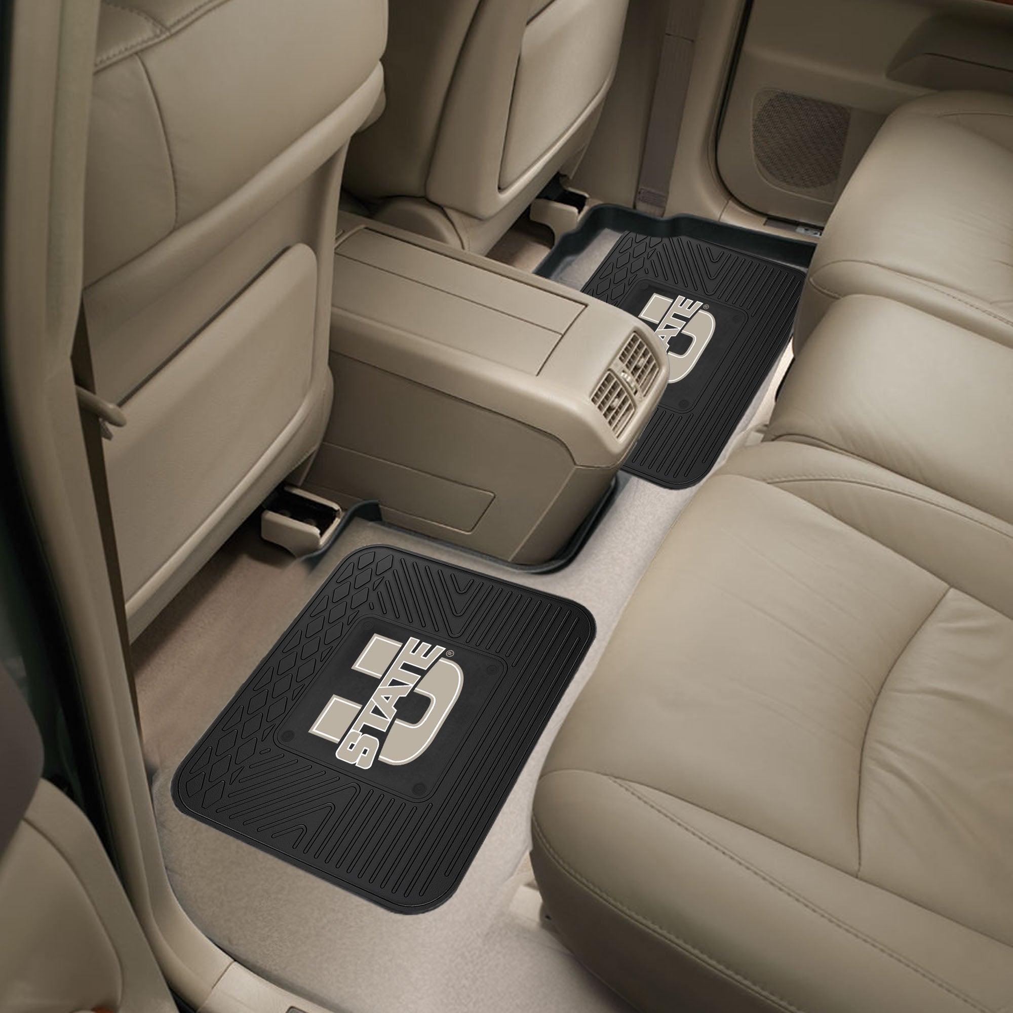 FANMATS, Utah State University Back Seat Car Mats - 2 Piece Set