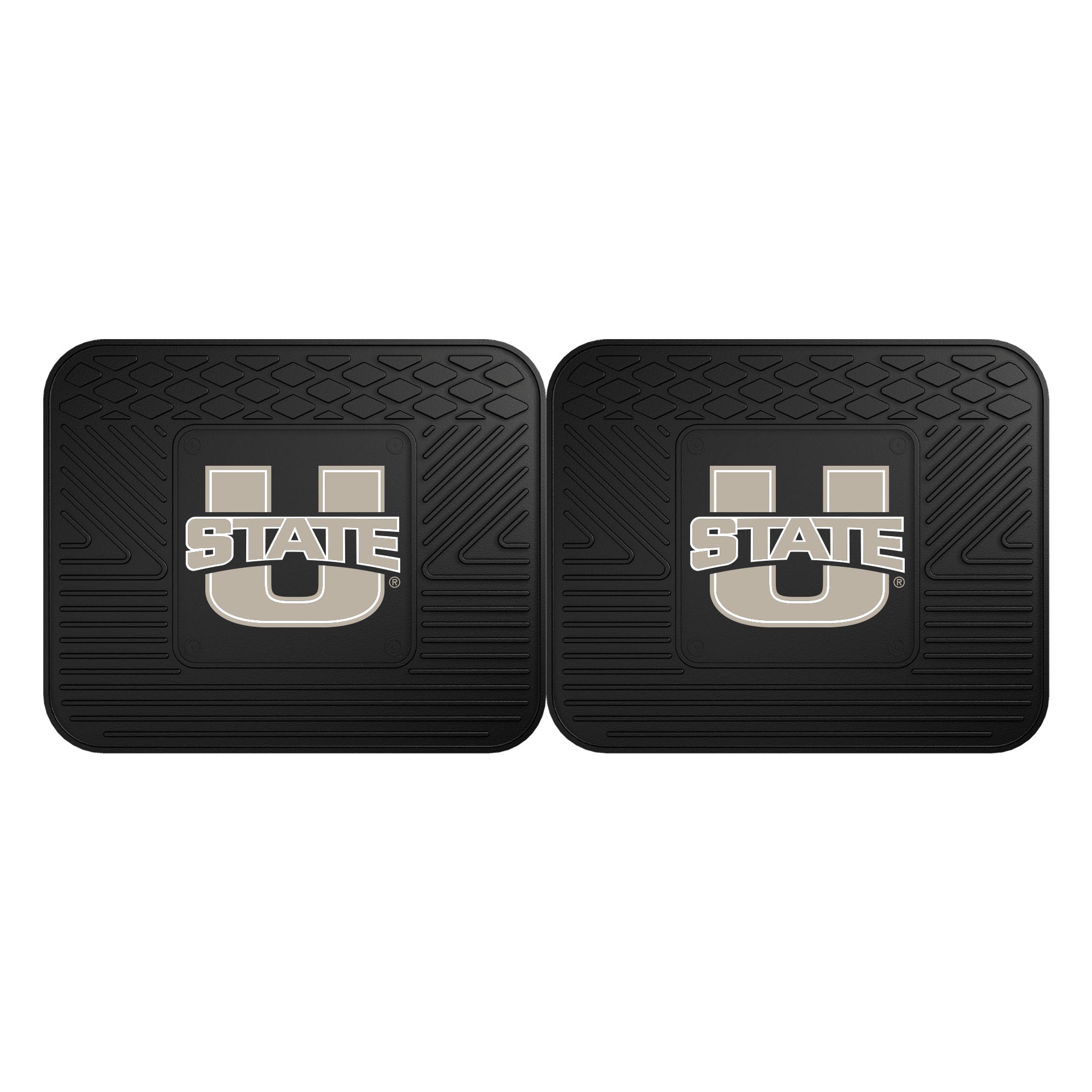 FANMATS, Utah State University Back Seat Car Mats - 2 Piece Set