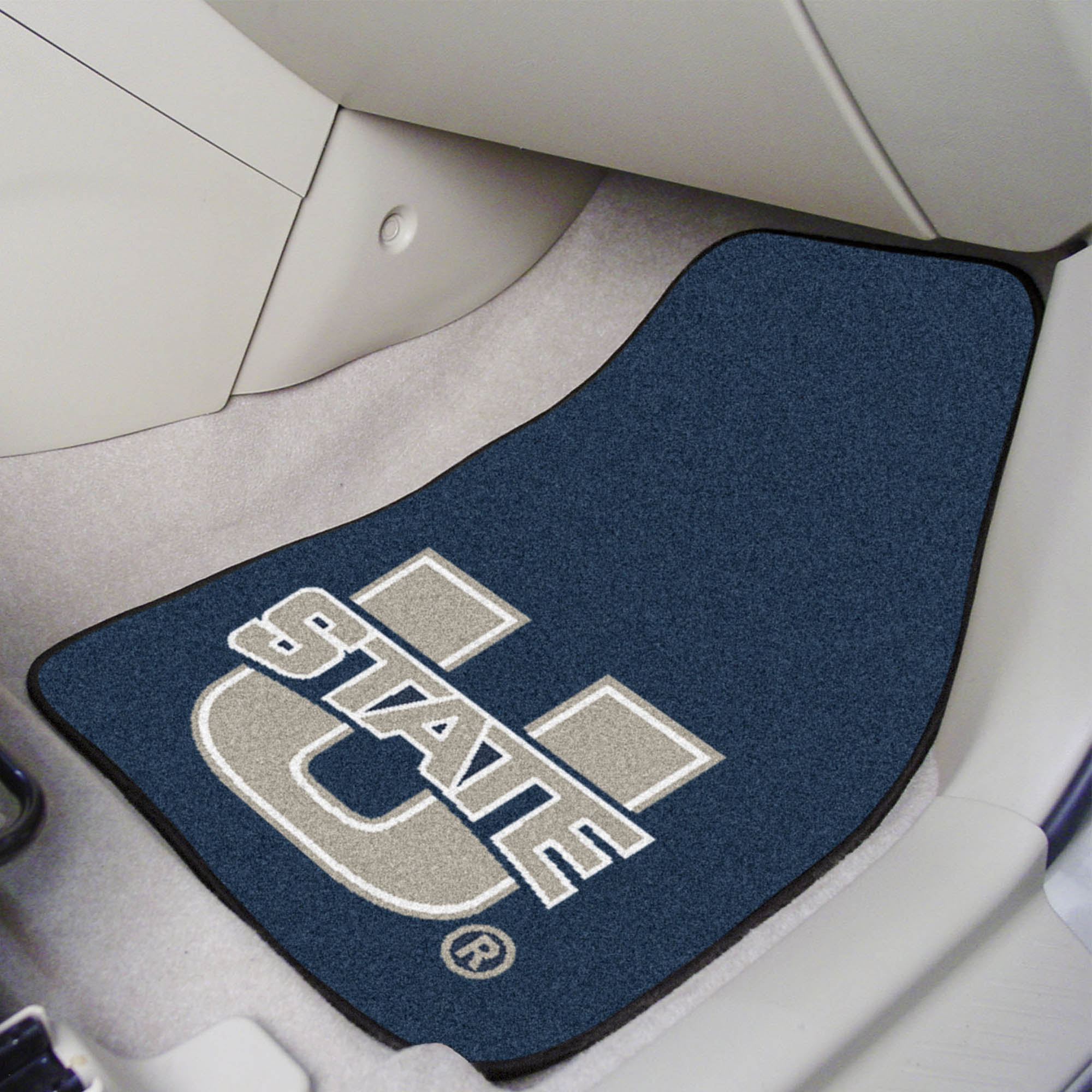 FANMATS, Utah State University Carpet Car Mat Set - 2 Pieces