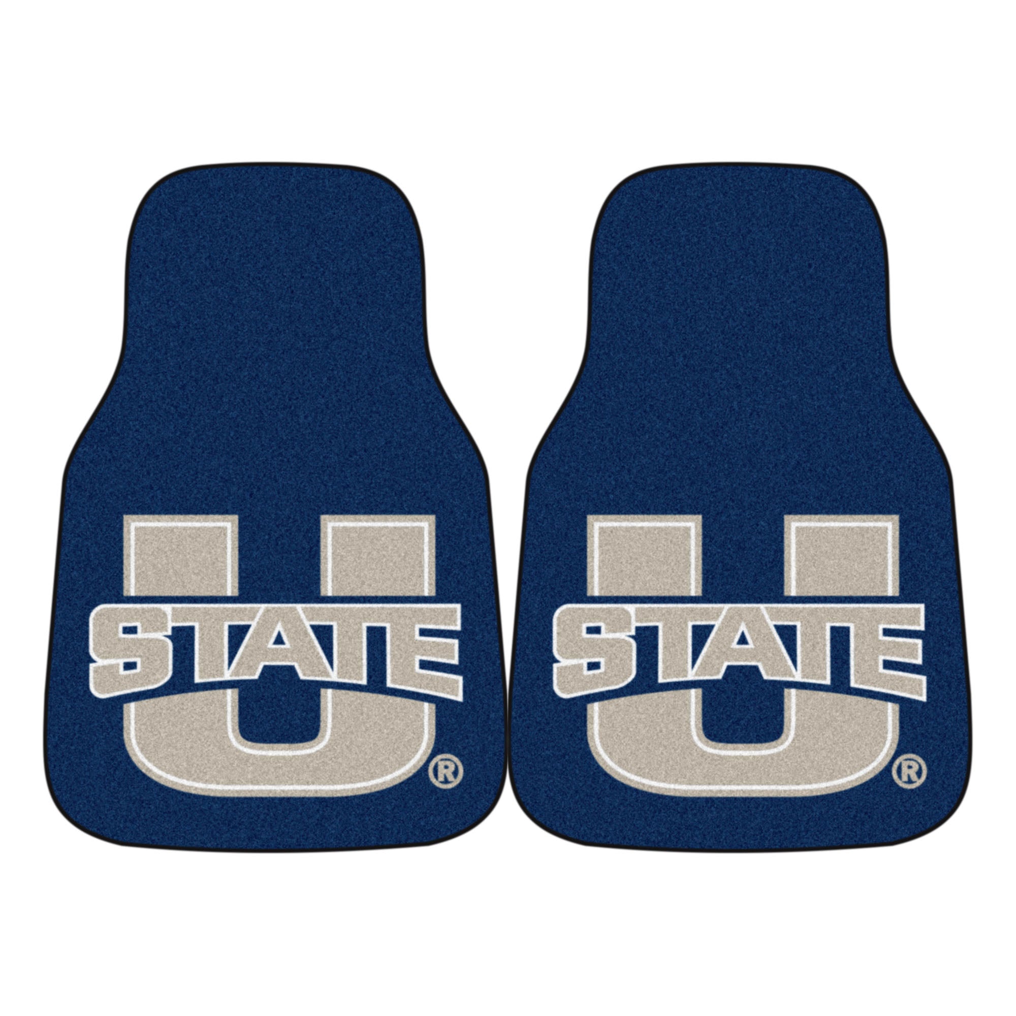 FANMATS, Utah State University Carpet Car Mat Set - 2 Pieces