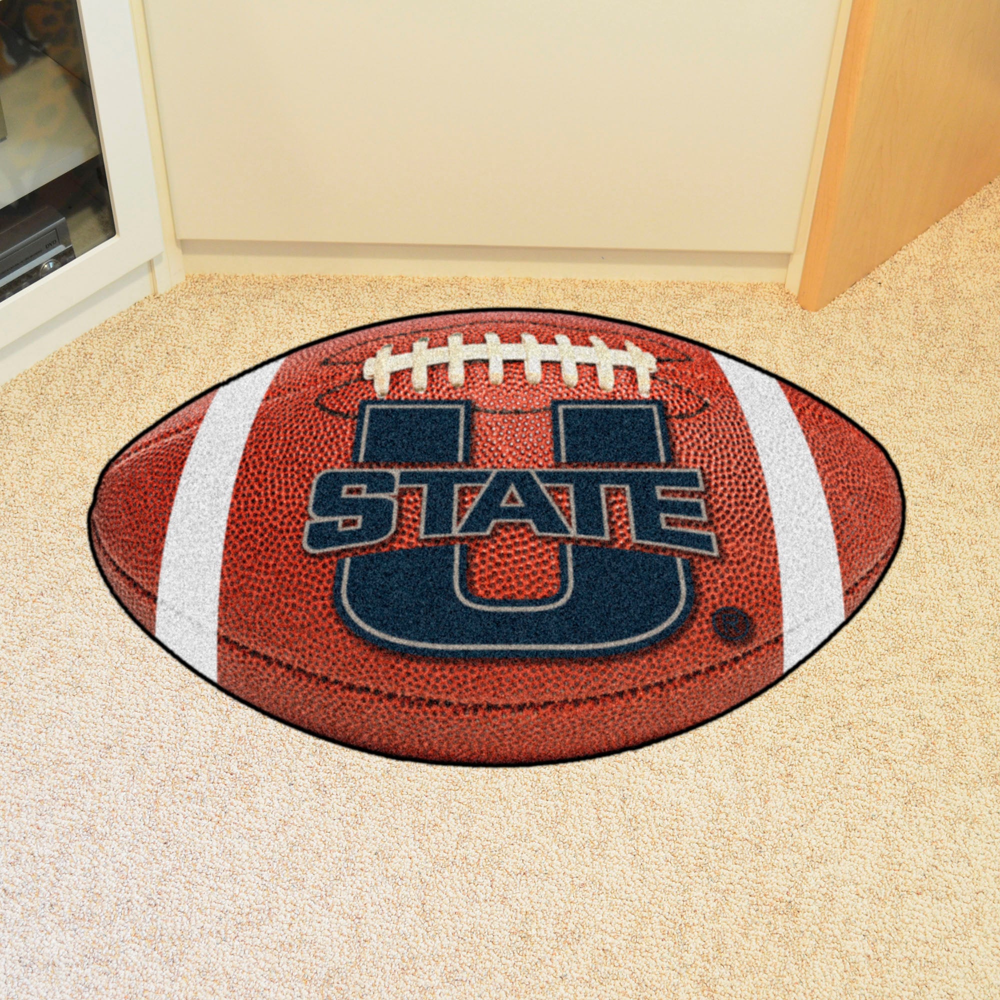 FANMATS, Utah State University Football Rug - 20.5in. x 32.5in.