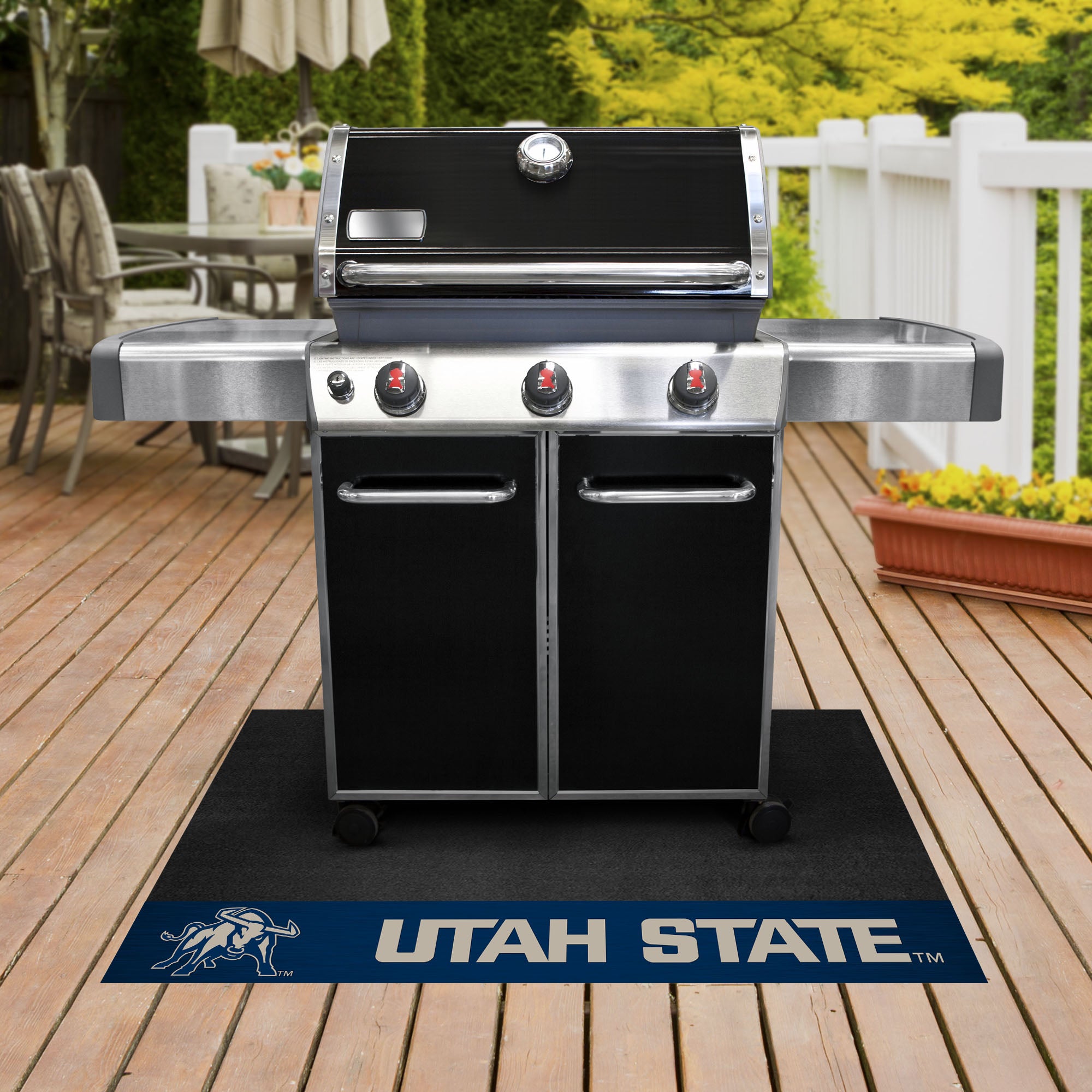 FANMATS, Utah State University Grill Mat - 26in. x 42in.