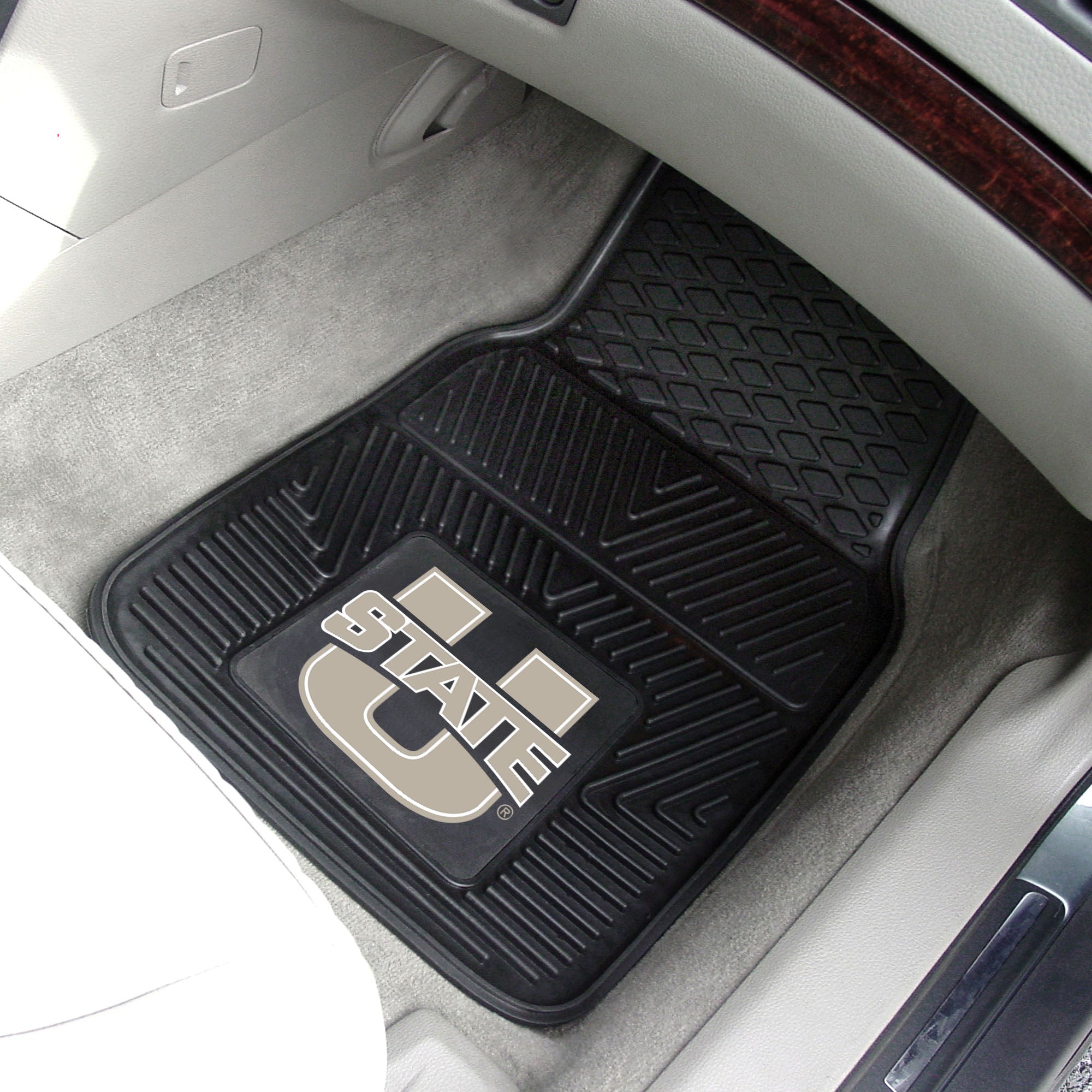 FANMATS, Utah State University Heavy Duty Car Mat Set - 2 Pieces