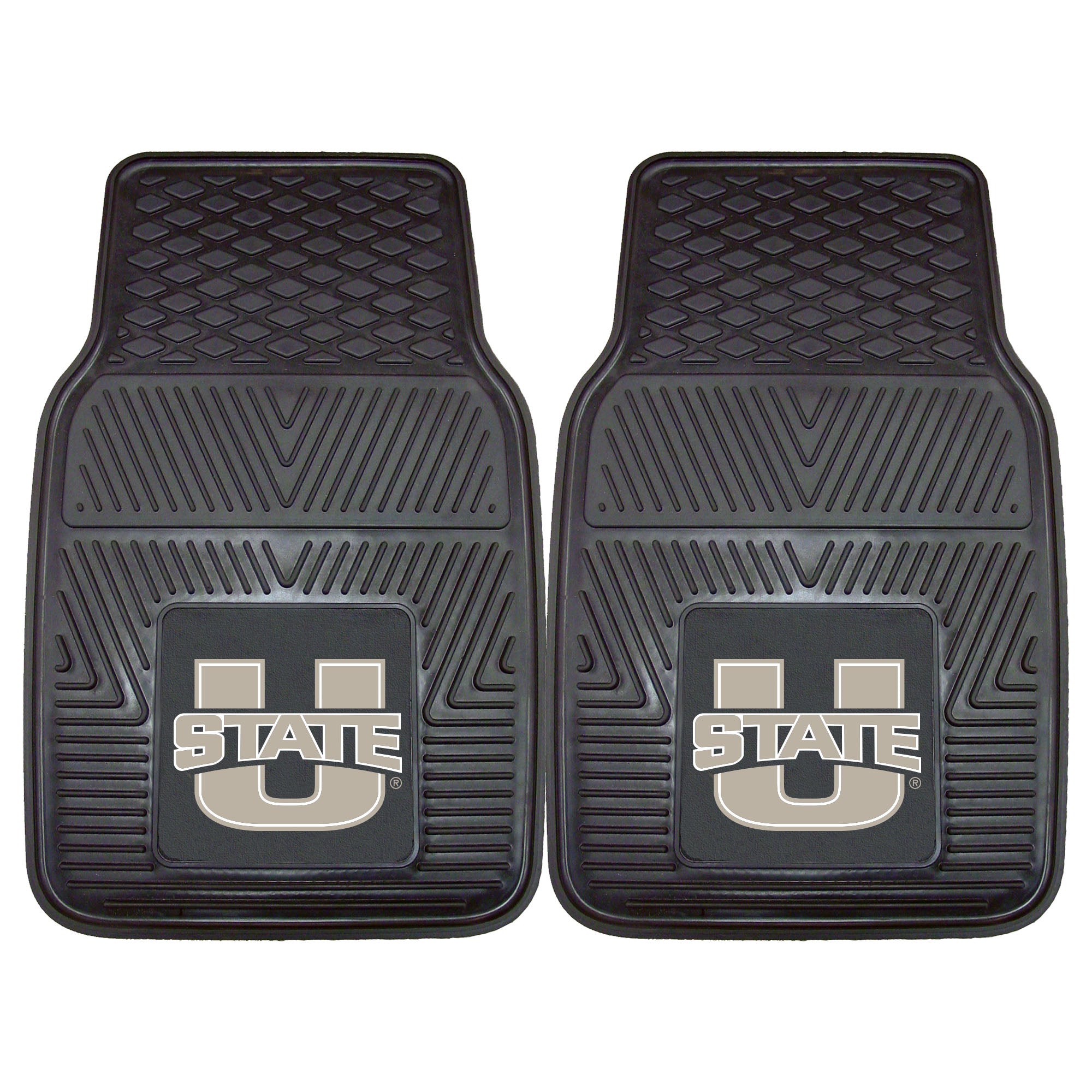 FANMATS, Utah State University Heavy Duty Car Mat Set - 2 Pieces