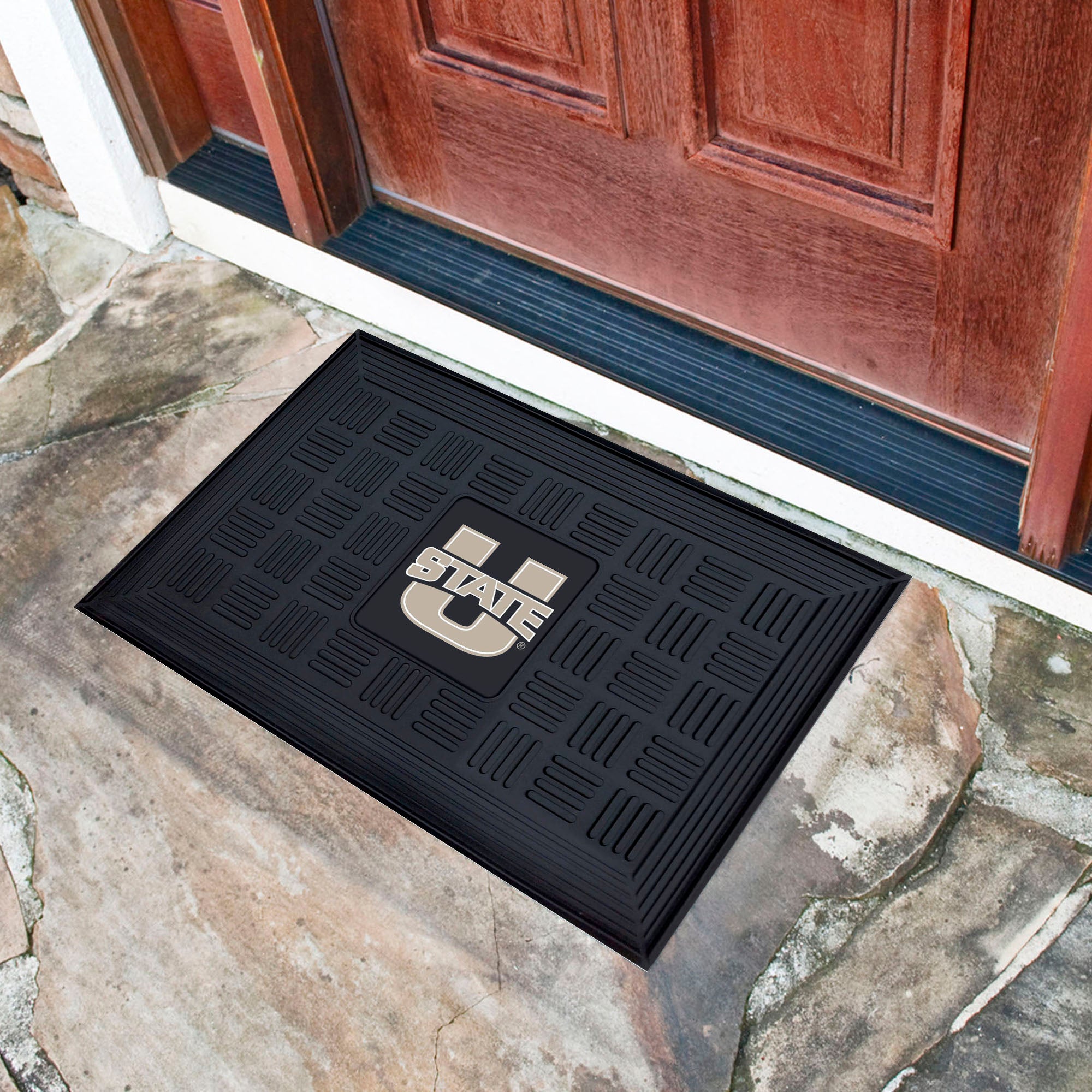 FANMATS, Utah State University Heavy Duty Door Mat - 19.5in. x 31in.