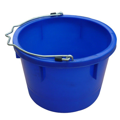 Qingdao Huatian Hand Truck, Utility Bucket, Blue Resin, 8-Qts.